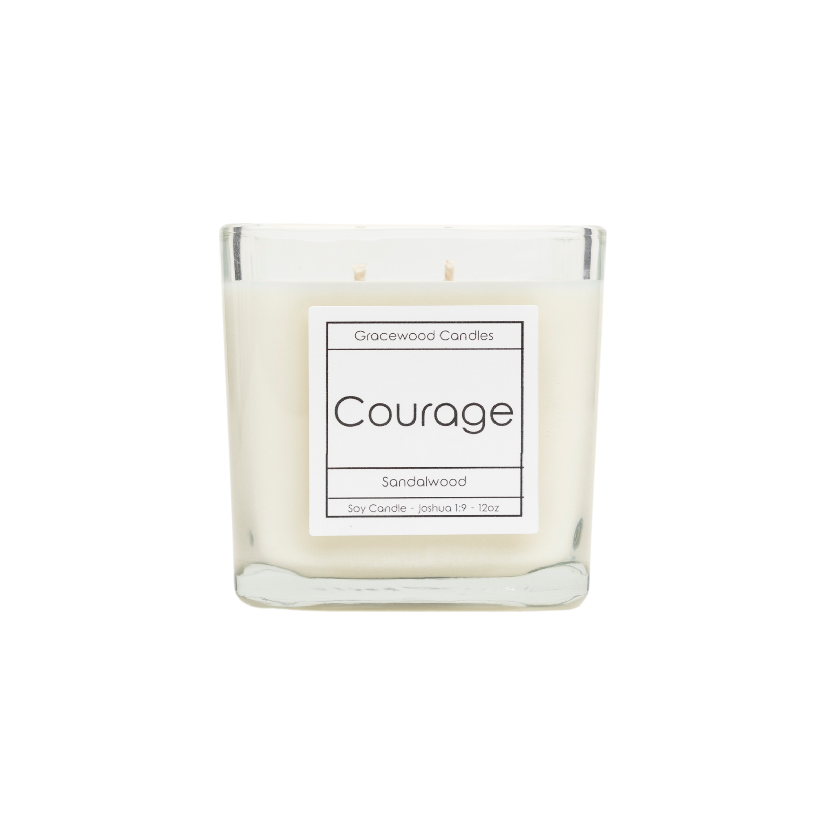 Courage Candle (Sandalwood) by Gracewood Candles