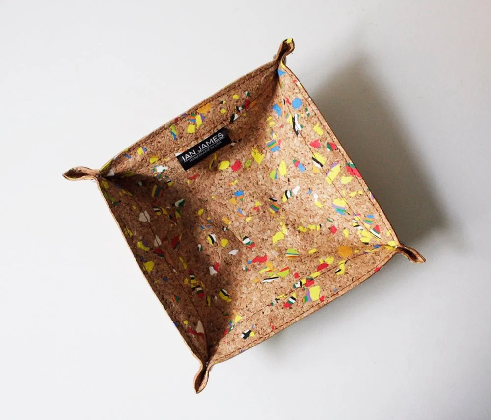 Valet Tray Mega (Vegan Multicolor Cork) by Ian James