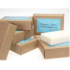 Buttermilk Soap (Green Tea & Lemongrass) by Community Naturals