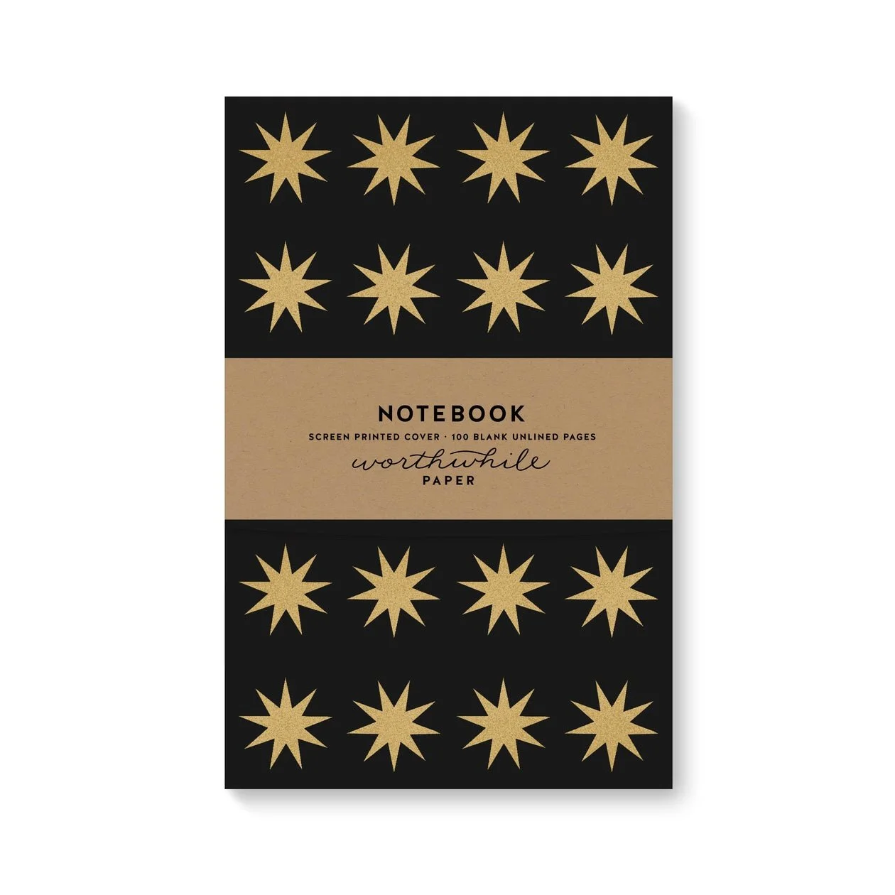 Stars Pattern Notebook by Worthwhile Paper