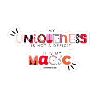 Uniqueness Sticker by Tough Skin Soft Heart