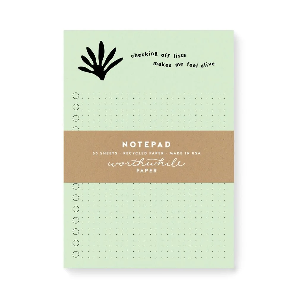 Alive Notepad by Worthwhile Paper