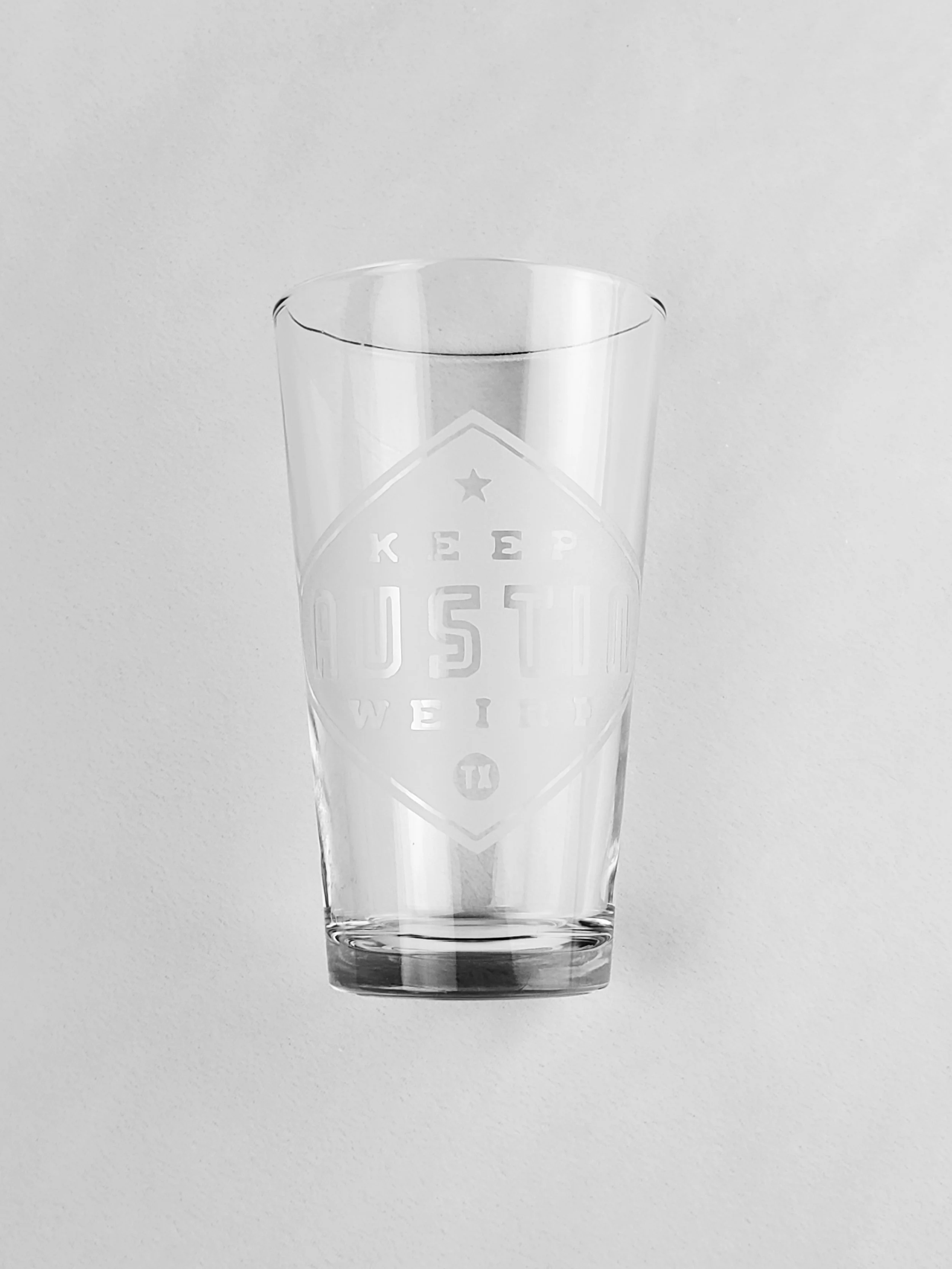 Keep Austin Weird Etched Tumbler by Gudidea