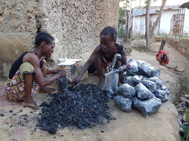 Mama Saidi and Mama Steven working together