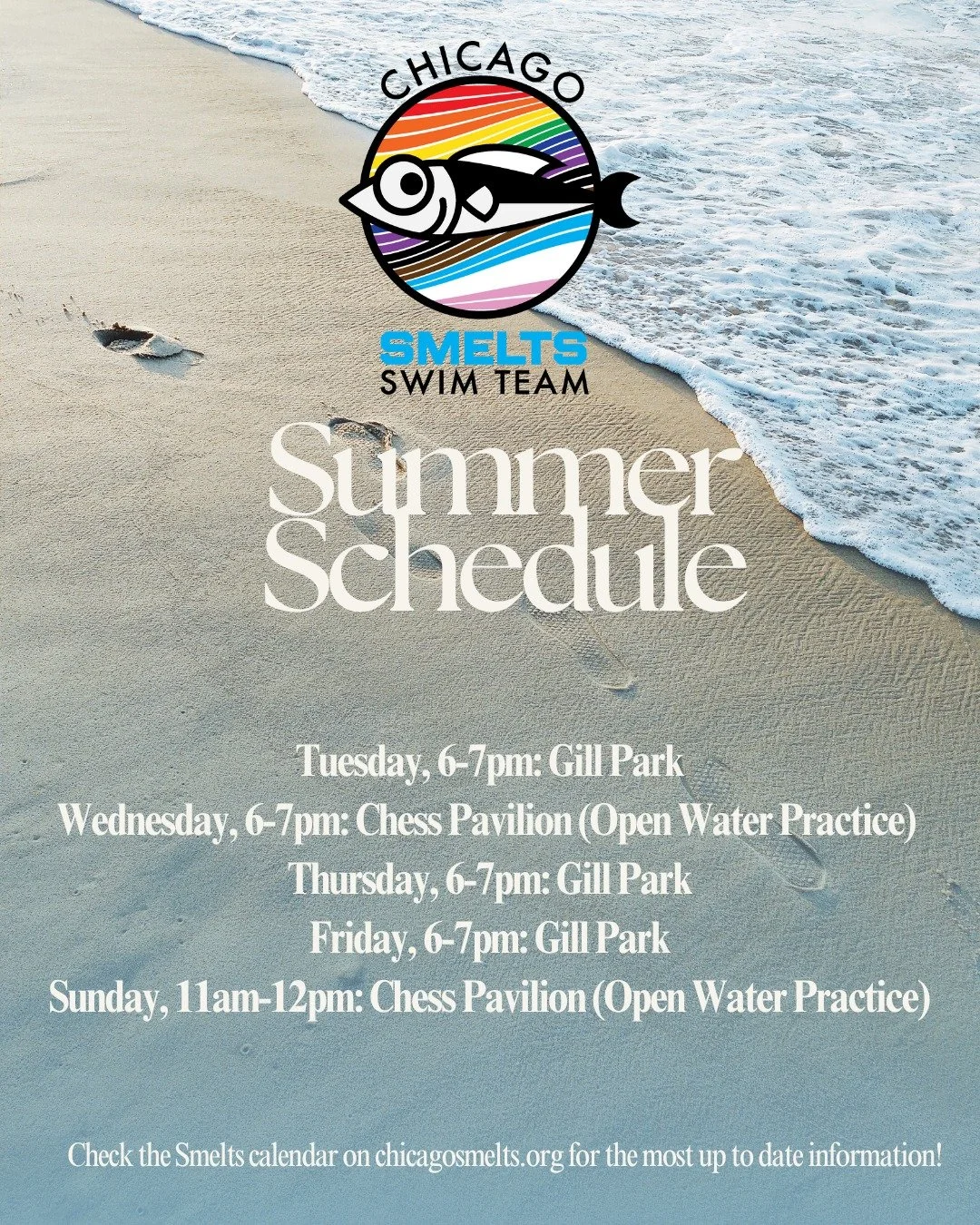 ‼ Attention Smelts: From now until the end of summer, Sheridan Park Pool will be closed for maintenance. Therefore, we will not have practices at Sheridan until the end of August. The Smelts Google Calendar has been updated to reflect this change.

N