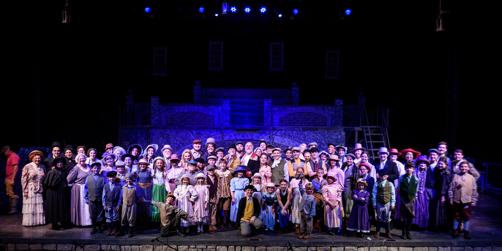 Oliver! Cast - Nikon D750 w/18.0-35.0 mm f/3.5-4.5 lens at f/5, ISO 640, 1/80th second