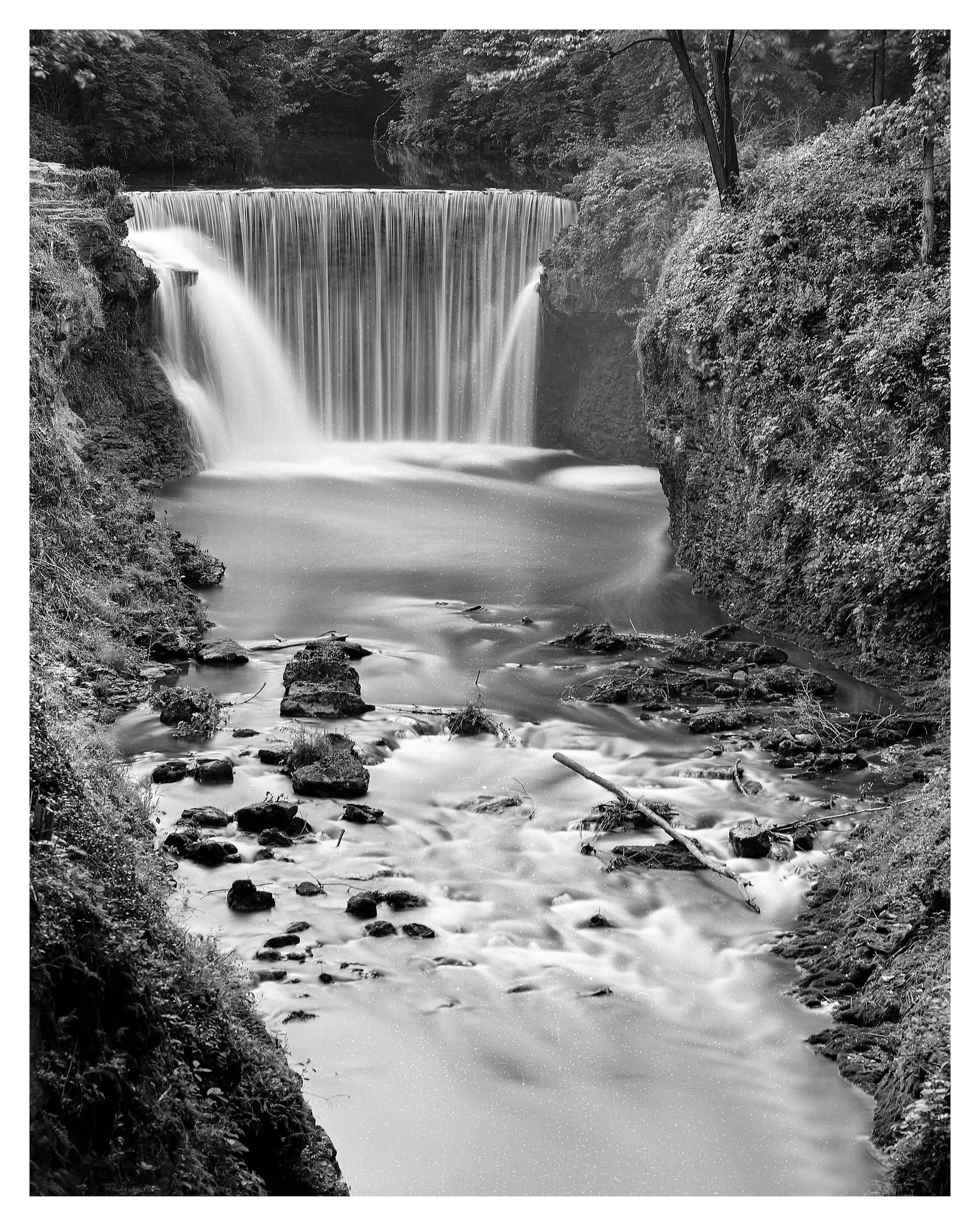 Mamiya RB67 ProS w/90mm lens on Ilford PanF 50 @ f/16, 2 minutes with a 4-stop ND filter