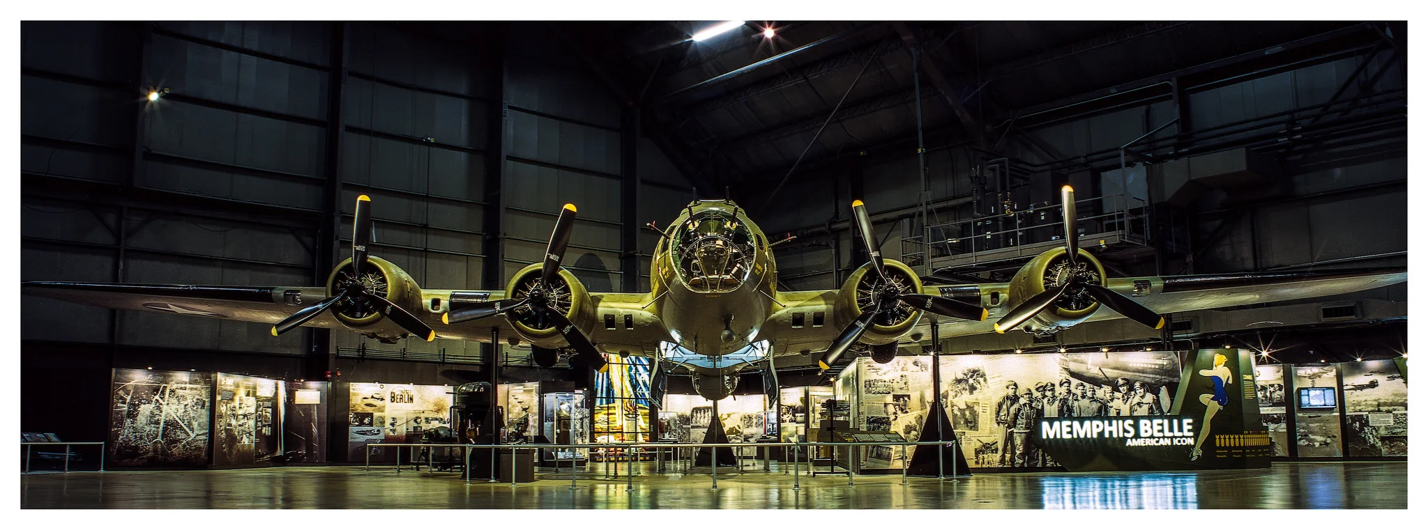 Memphis Belle A – Mamiya RB67 ProS w/50mm f/4.5 lens on 35mm Ektar in a 220 back. 240 seconds @ f/16