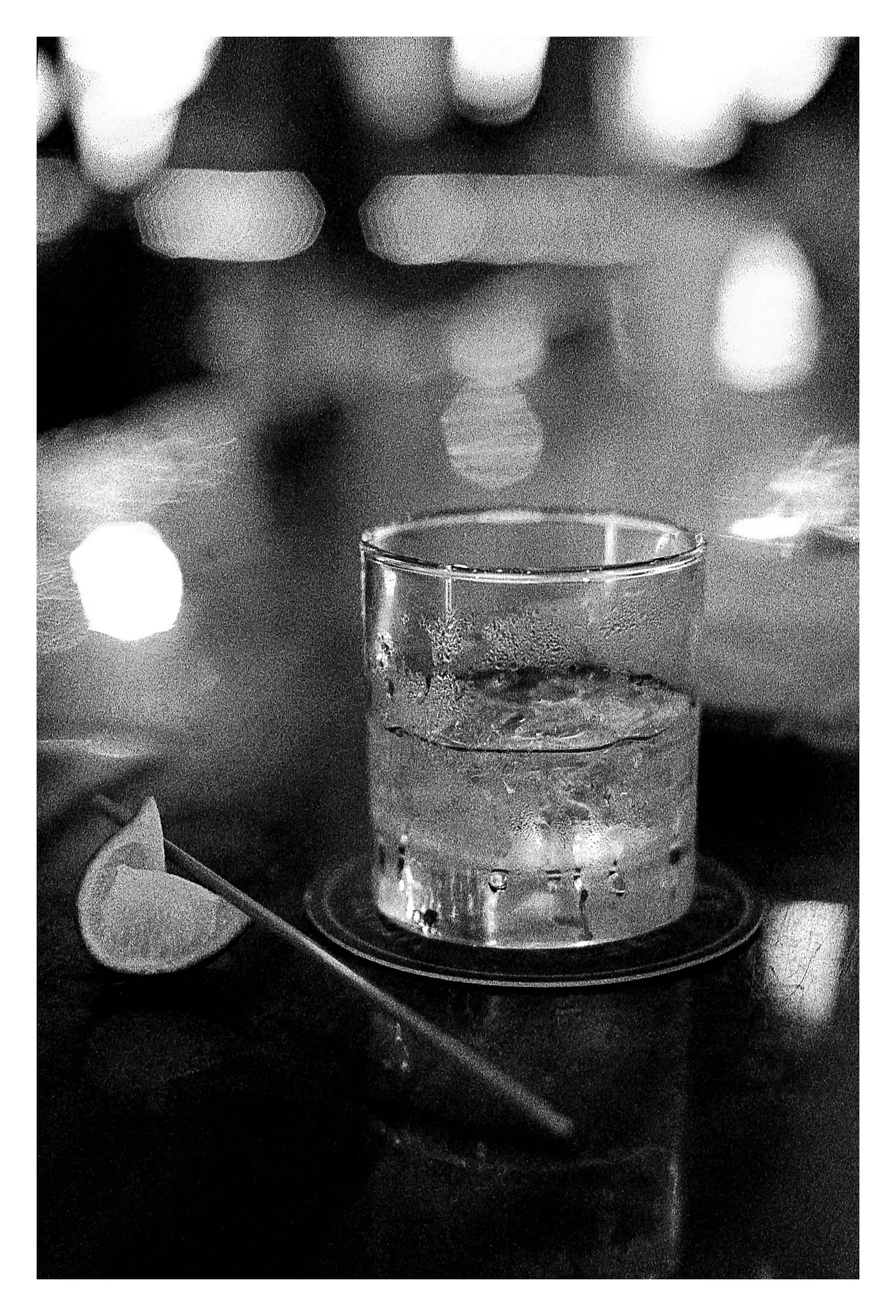 G&T at Toxic - Nikon F5 with 50mm f/1.4 lens at f/2.8 in A-Priority mode on Kodak TMAX P3200 film