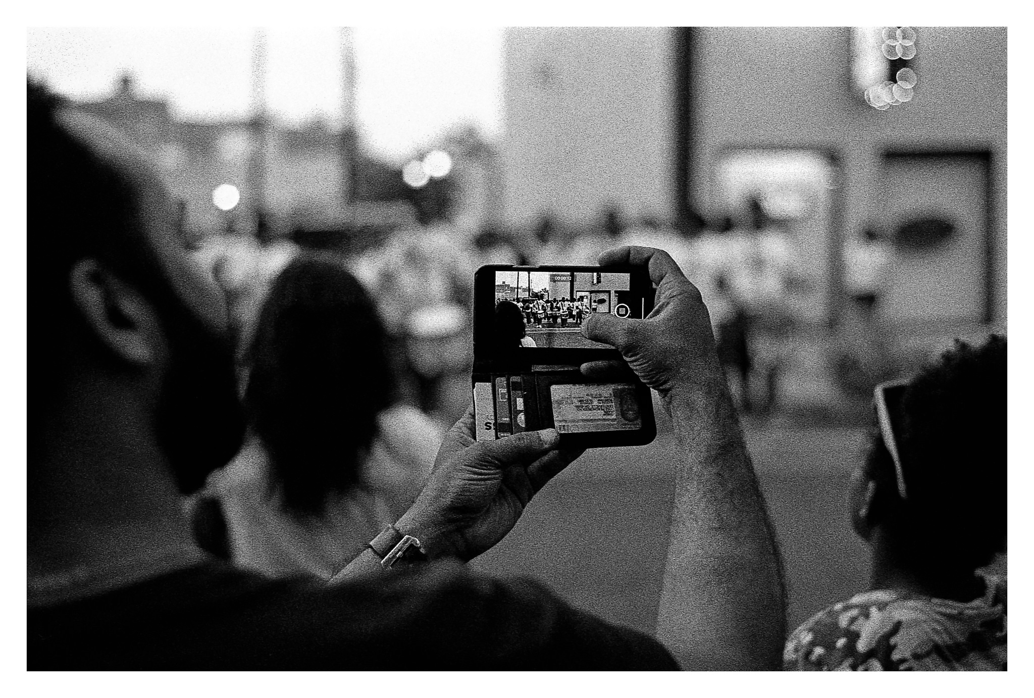 Old Tech shooting New Tech shooting The Scoon Squad - Nikon F5 with 50mm f/1.4 lens at f/2.8 in A-Priority mode on Kodak TMAX P3200 film