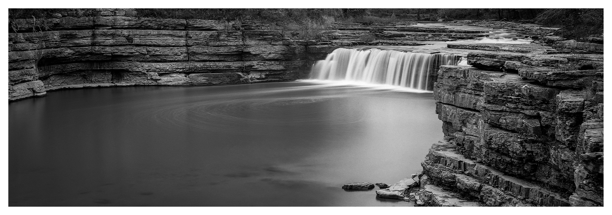Cataract Lower Falls - Fuji GX617 with ACROS 100 film, long exposure