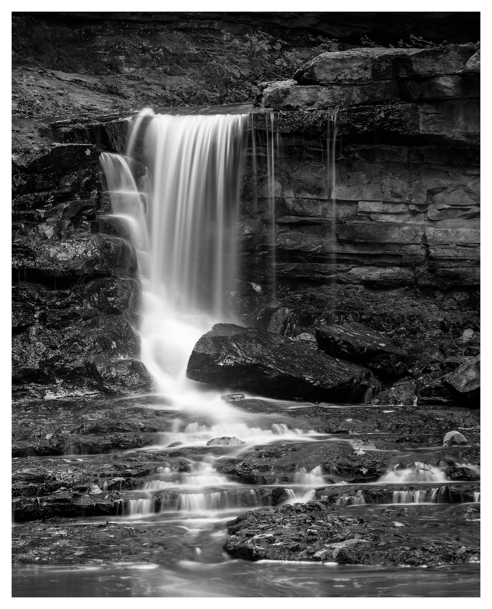 McCormick Falls - Mamiya RB67 ProS with ACROS 100 film, long exposure