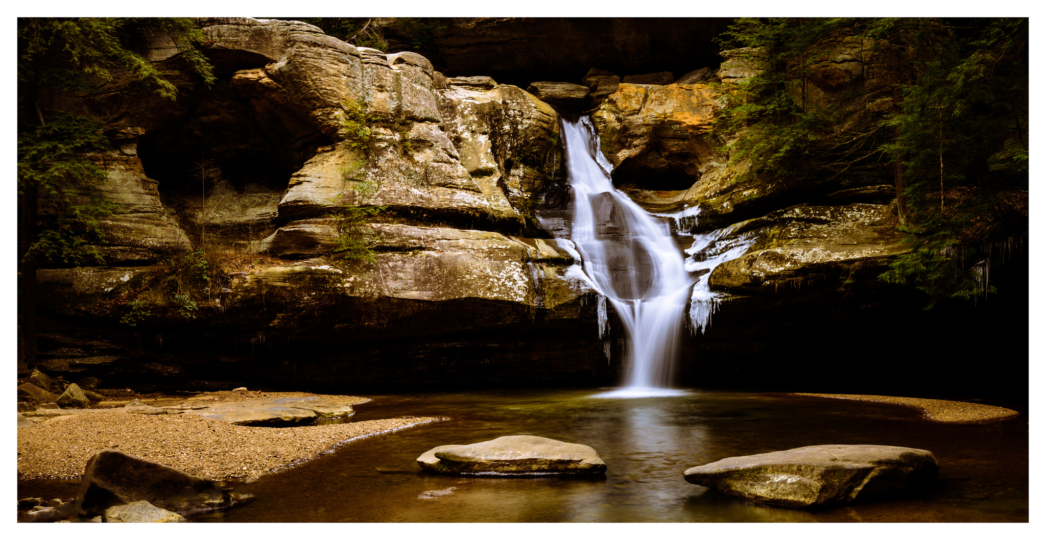 Cedar Falls - Multi-Image Pano Stich - Nikon D750