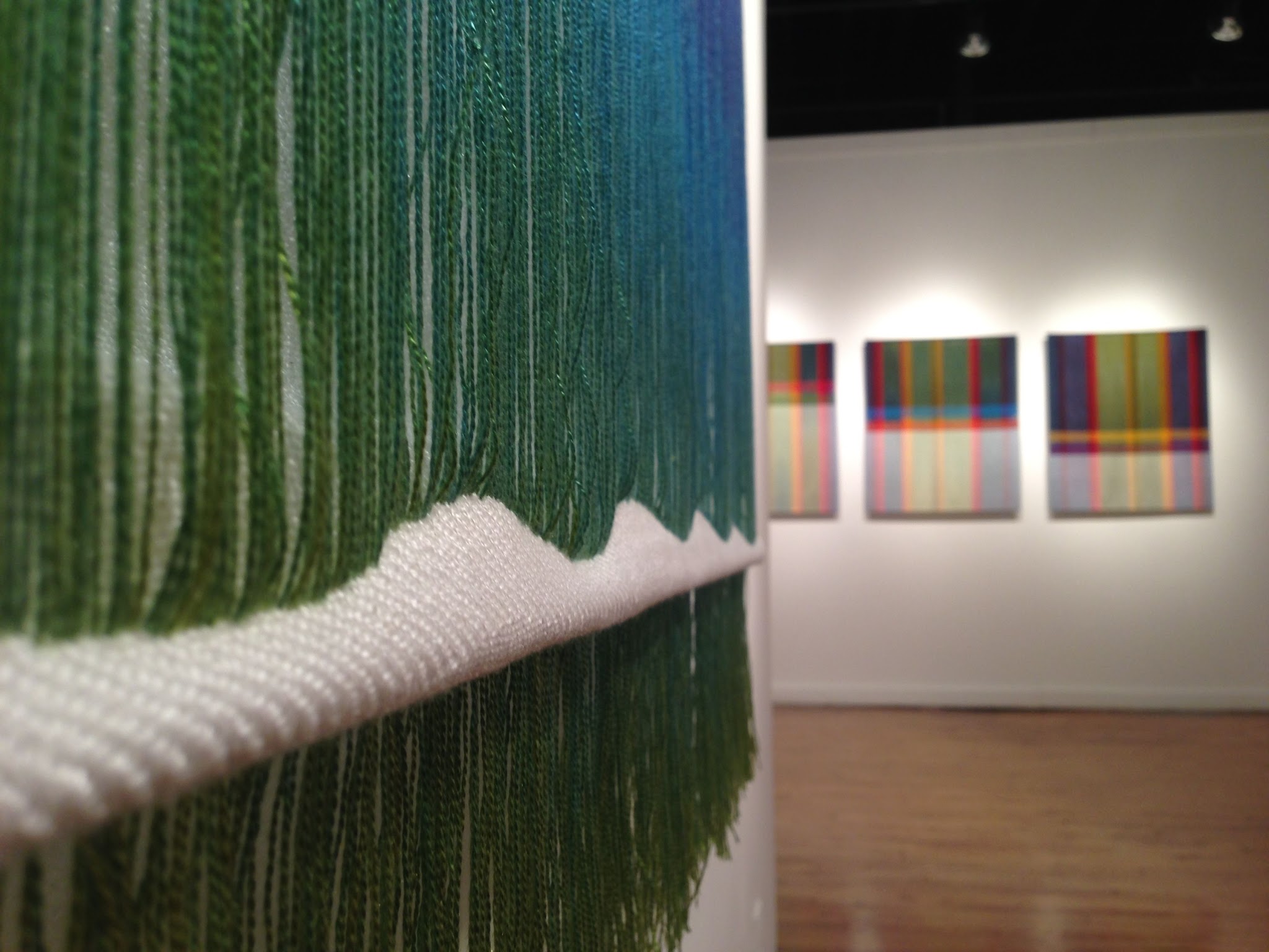  One Thread at a Time; handwoven textiles by Debbie Barrett-Jones   Leedy-Voulkos Art Center   Kansas City, MO 