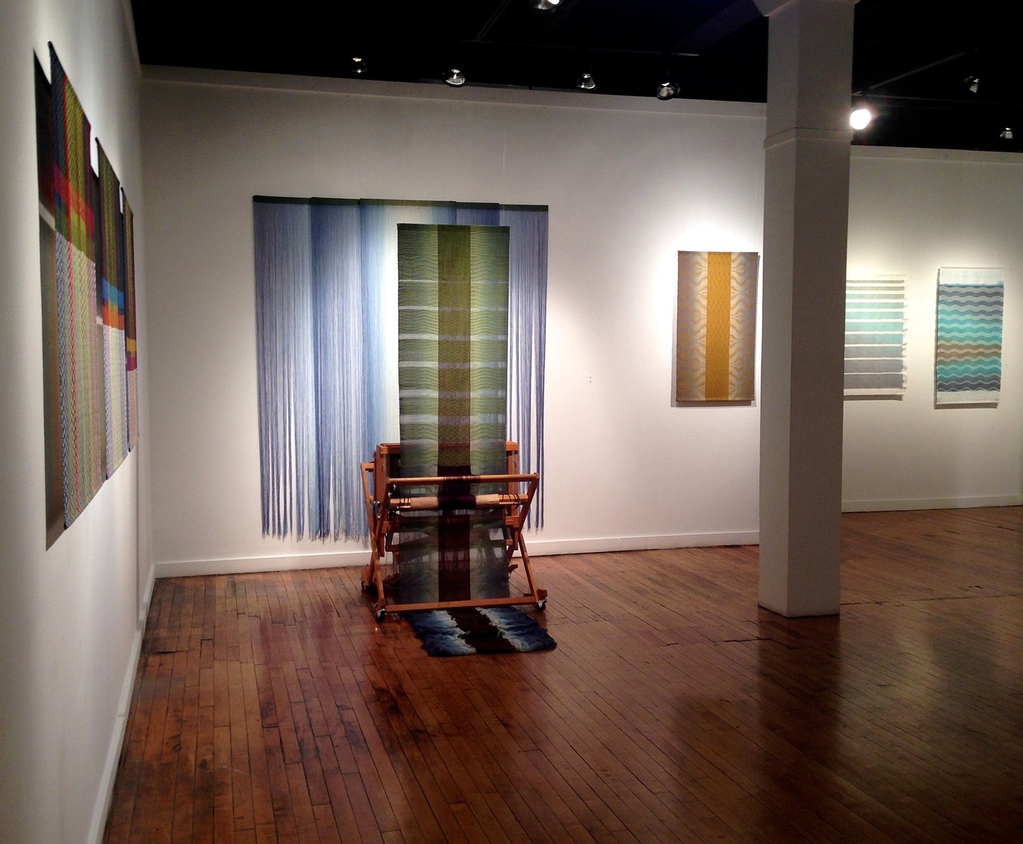  One Thread at a Time; handwoven textiles by Debbie Barrett-Jones   Leedy-Voulkos Art Center   Kansas City, MO 