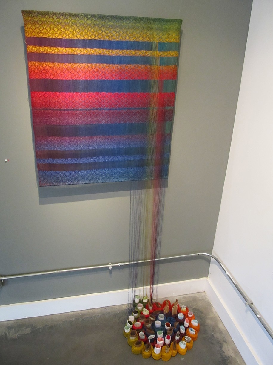 Fifty Weft Colors Woven Textile Leedy-Voulkos Art Center Kansas City, MO