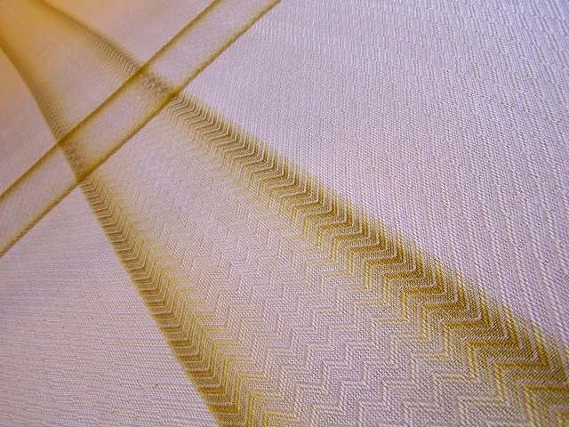 Easter Two Woven Panels (detail) Hand-dyed, hand-woven tencel 29" wide x 93" long Location: Jacob's Well Church Kansas City, MO
