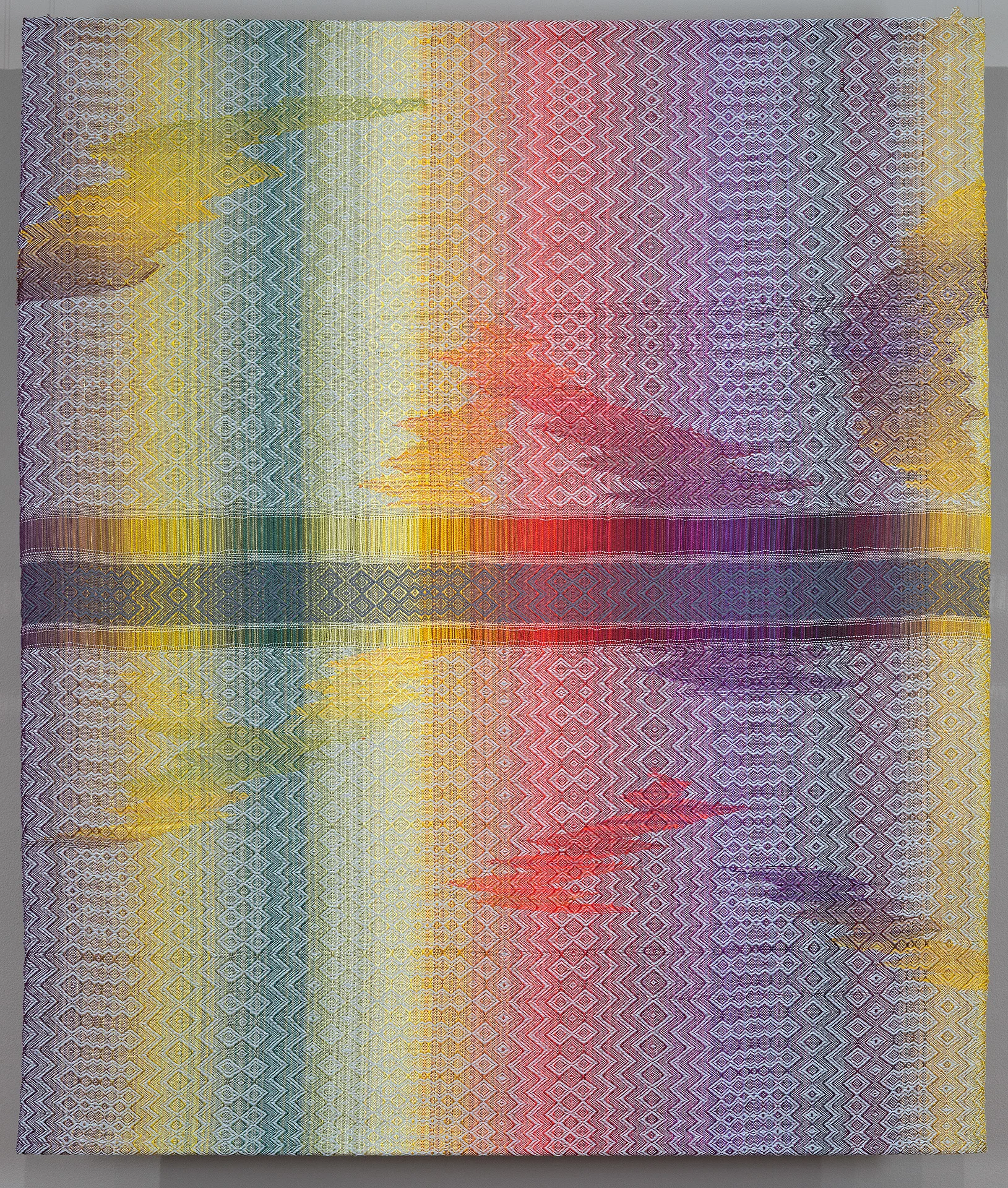 Debbie Barrett-Jones -Double Weft with Silver Woven Textile.jpg