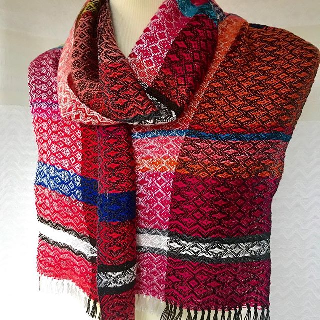 One of my newest woven scarves.