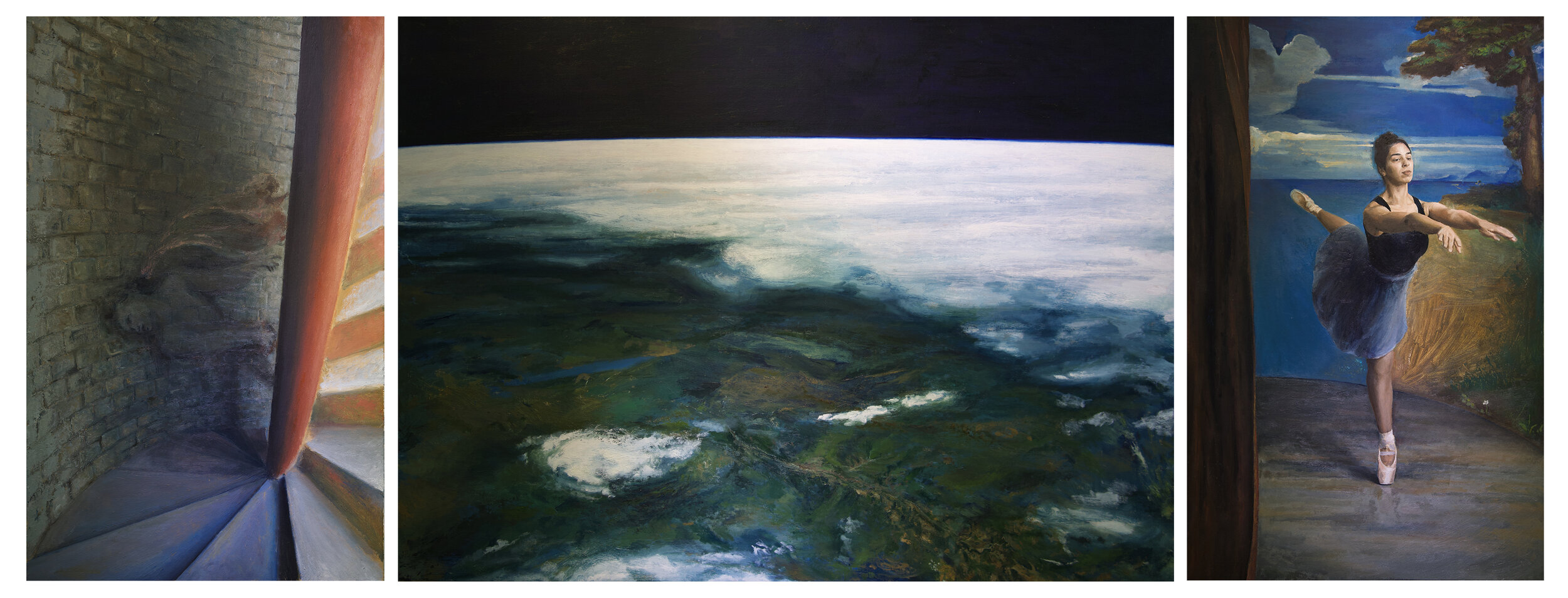  Oil on canvas 110x290cm 