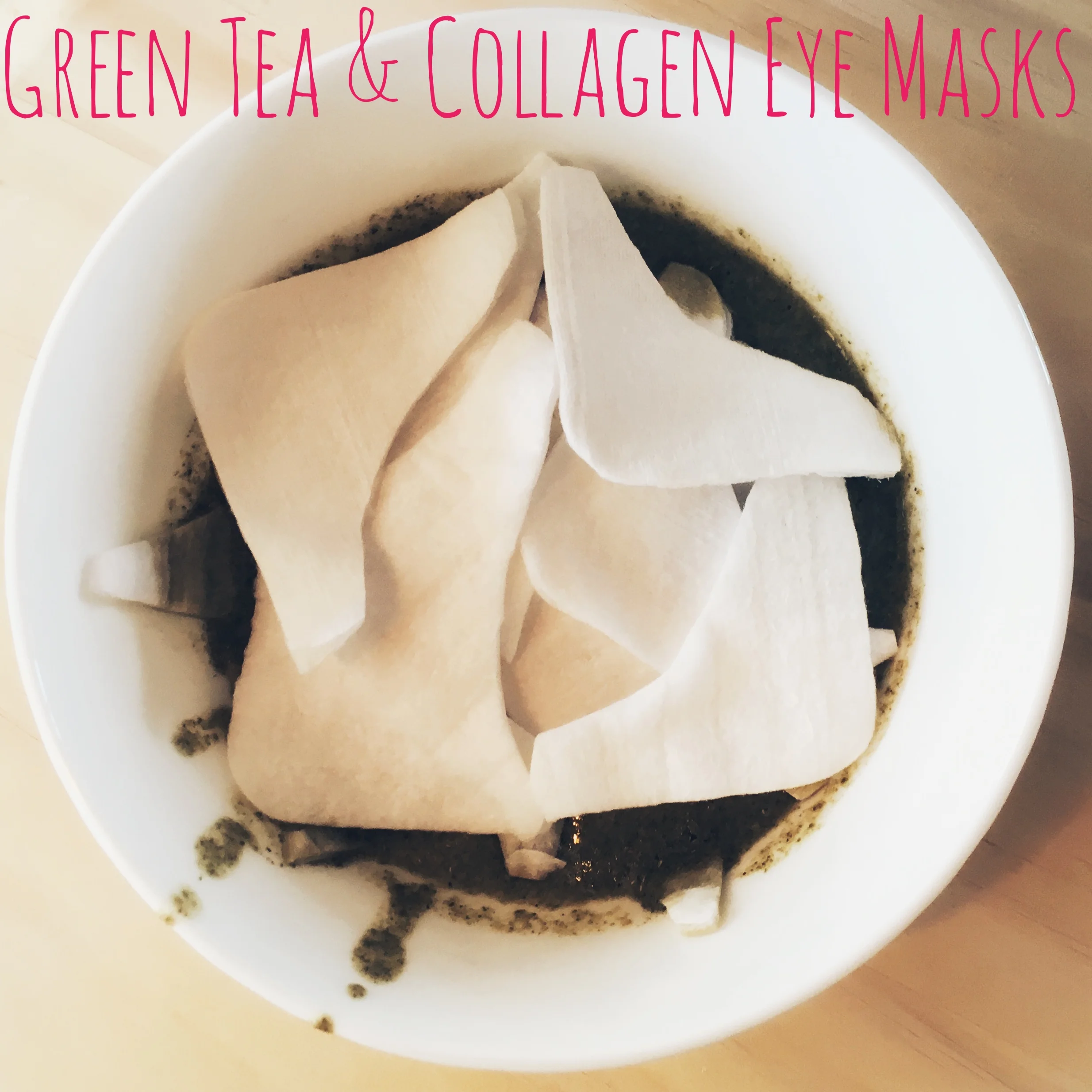 Green Tea and Collagen Eye Masks Rosie Loves Tea