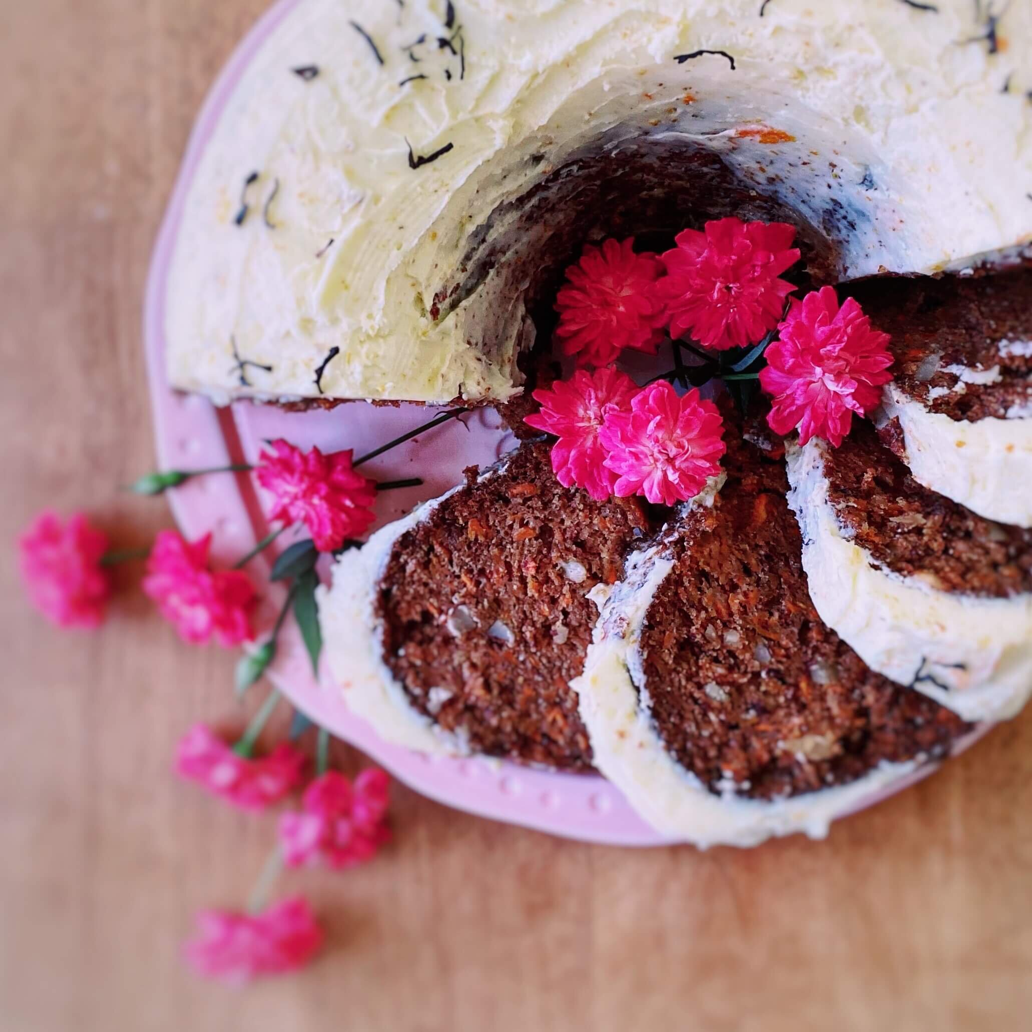 Chai Tea Spiced Carrot Cake Rosie Loves Tea