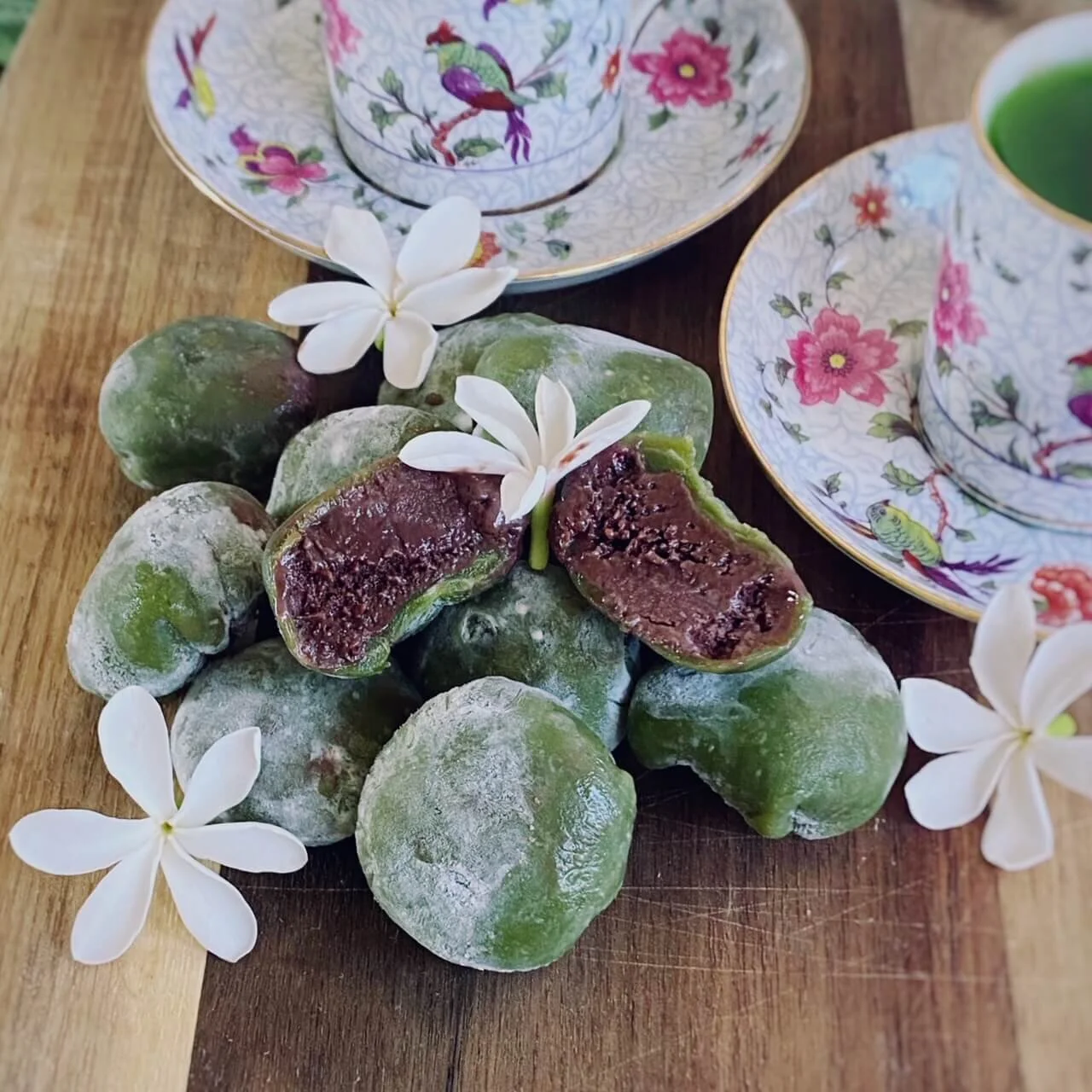 Matcha Green Tea Mochi Ice Cream Rosie Loves Tea