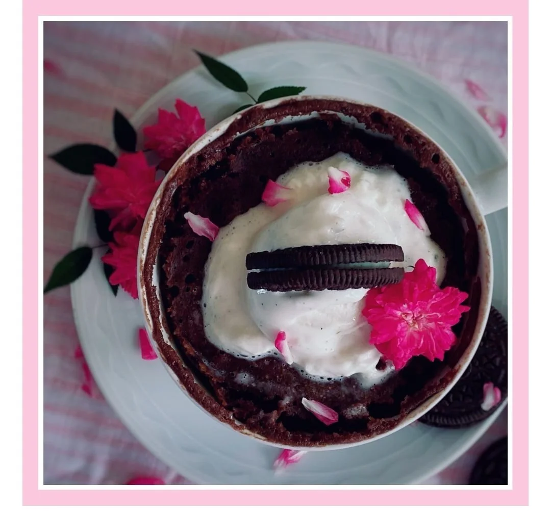 Oreo + Ice Cream Mug Cake Recipe Rosie Loves Tea