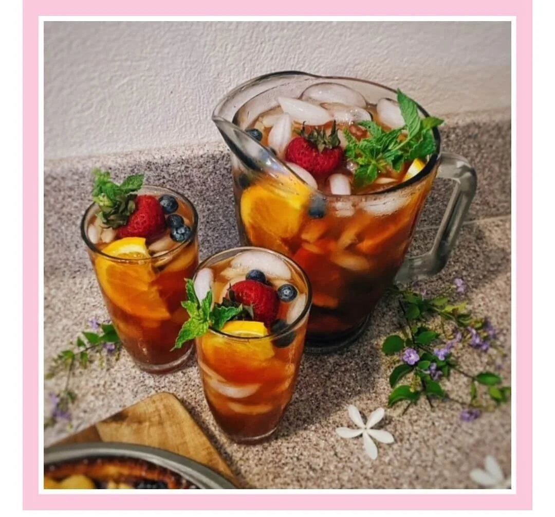 Fruit Iced Tea Pitcher Recipe Rosie Loves Tea