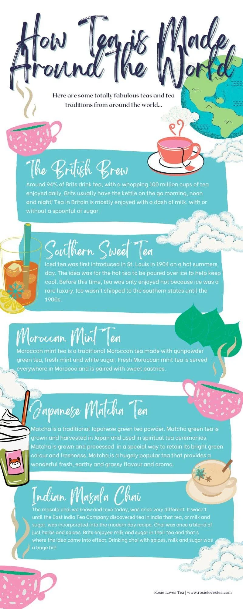 Tea Around the World Traditions Rosie Loves Tea