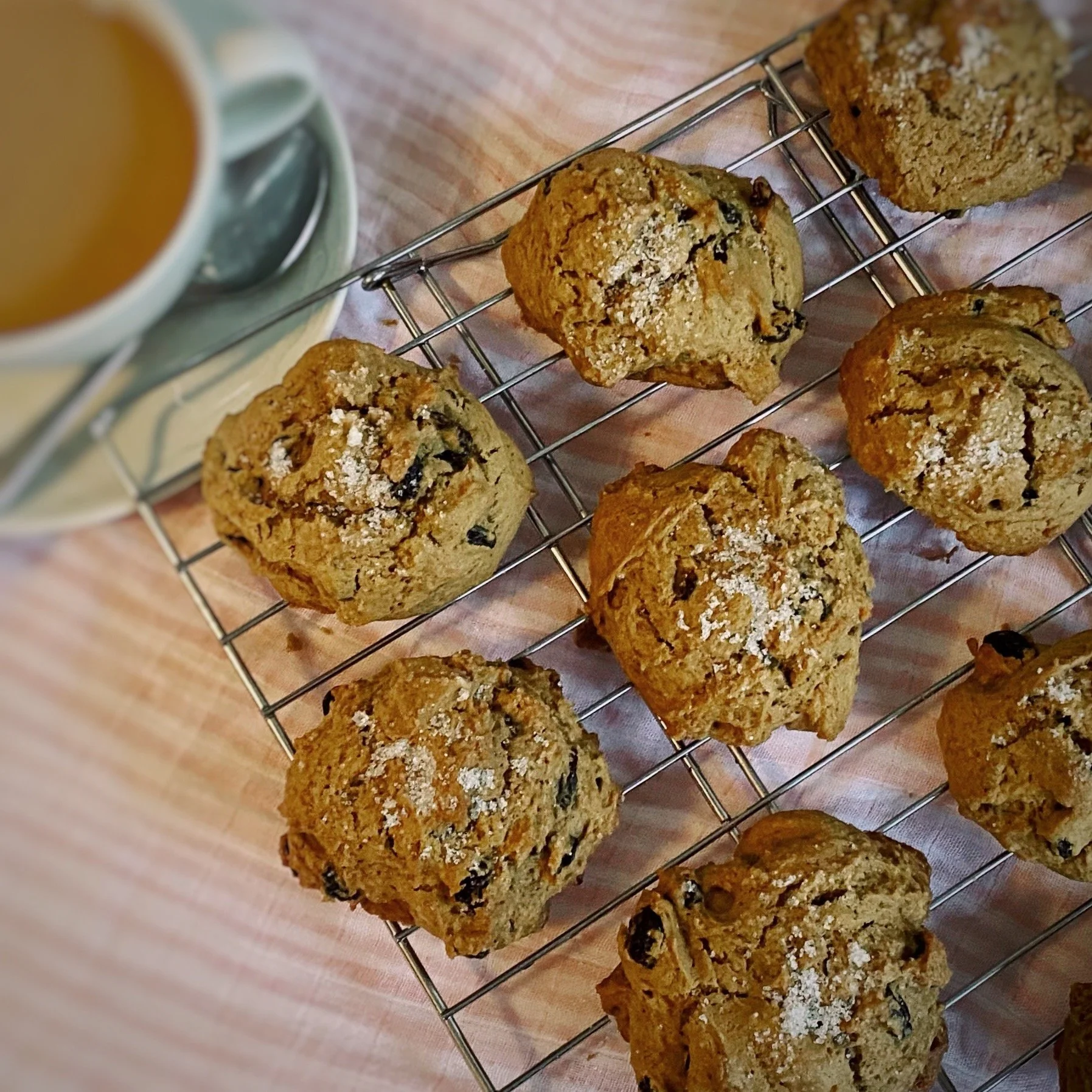 Old Fashioned Rock Cakes | Chai Tea Infused - Rosie Loves Tea