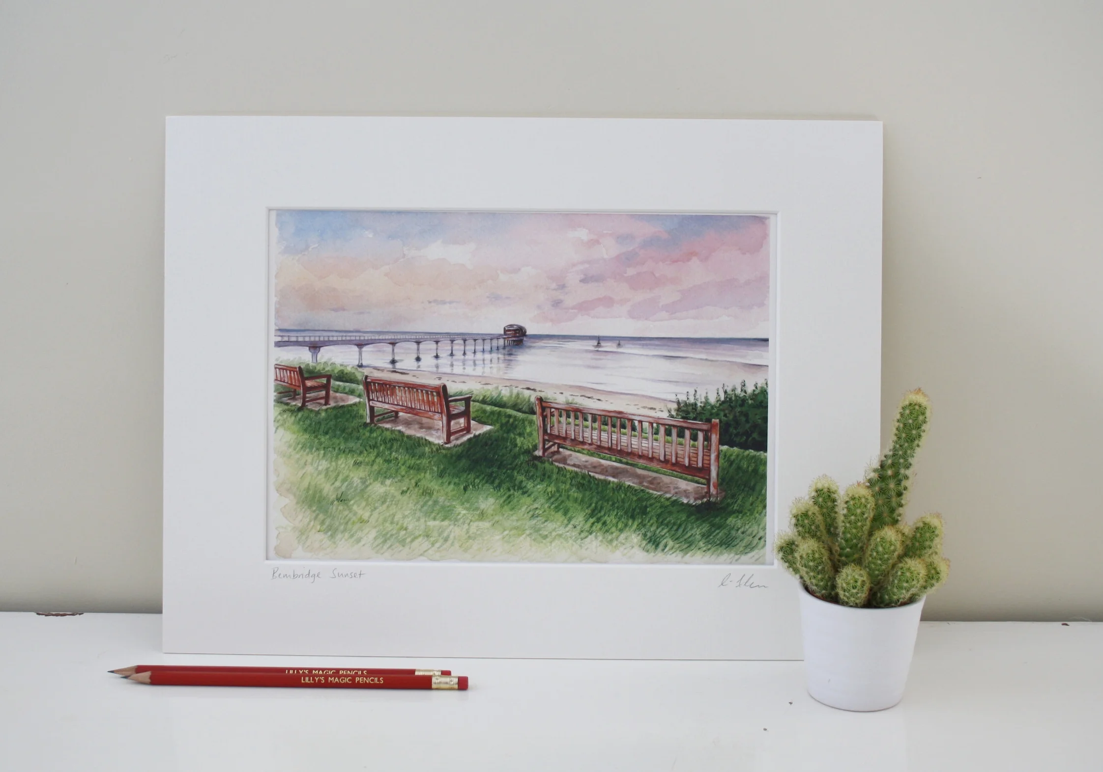 BEMBRIDGE SUNSET BY LILLY LOUISE ALLEN.jpg