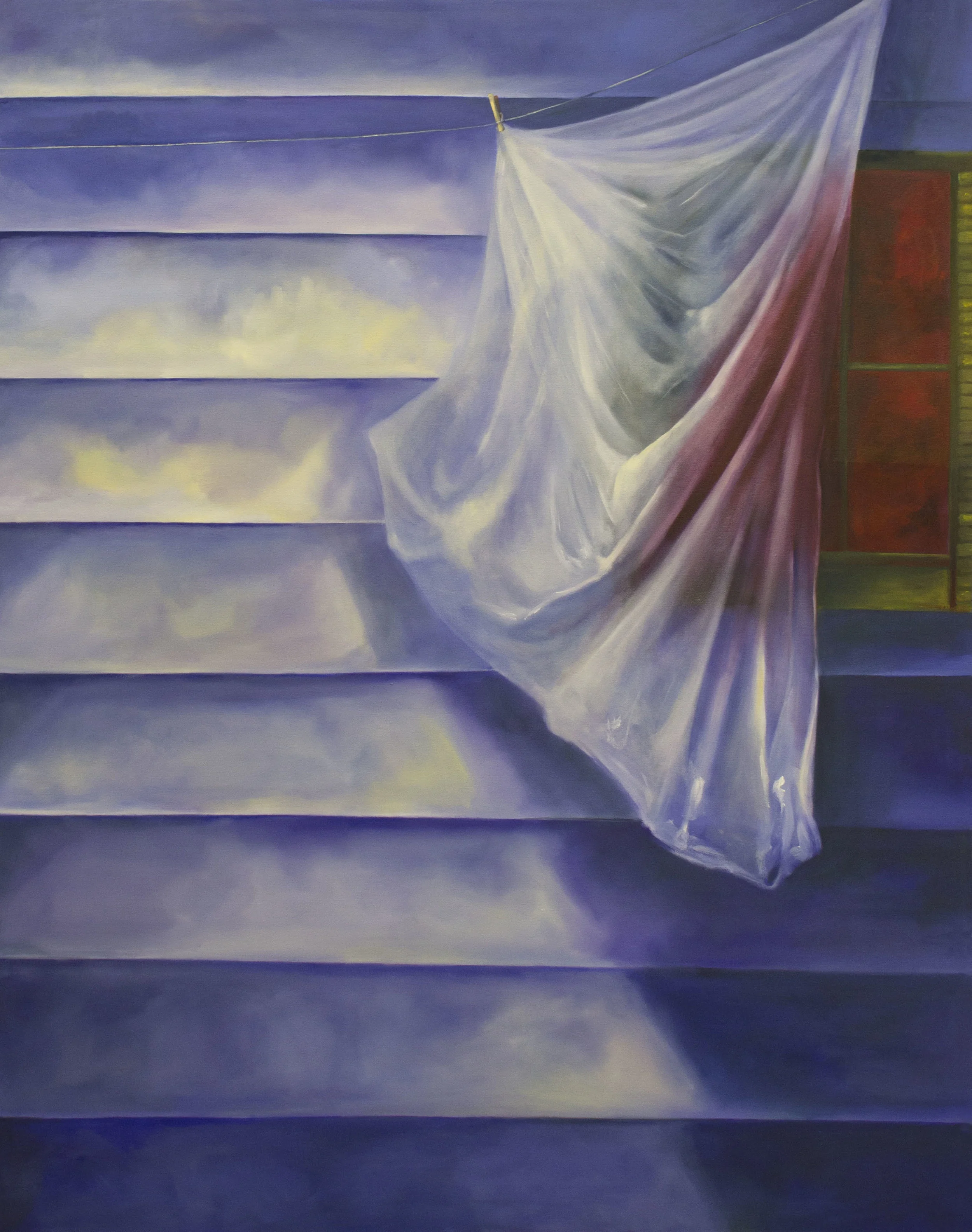   Hide,  Oil on canvas, 61 x 48 in., 2017 