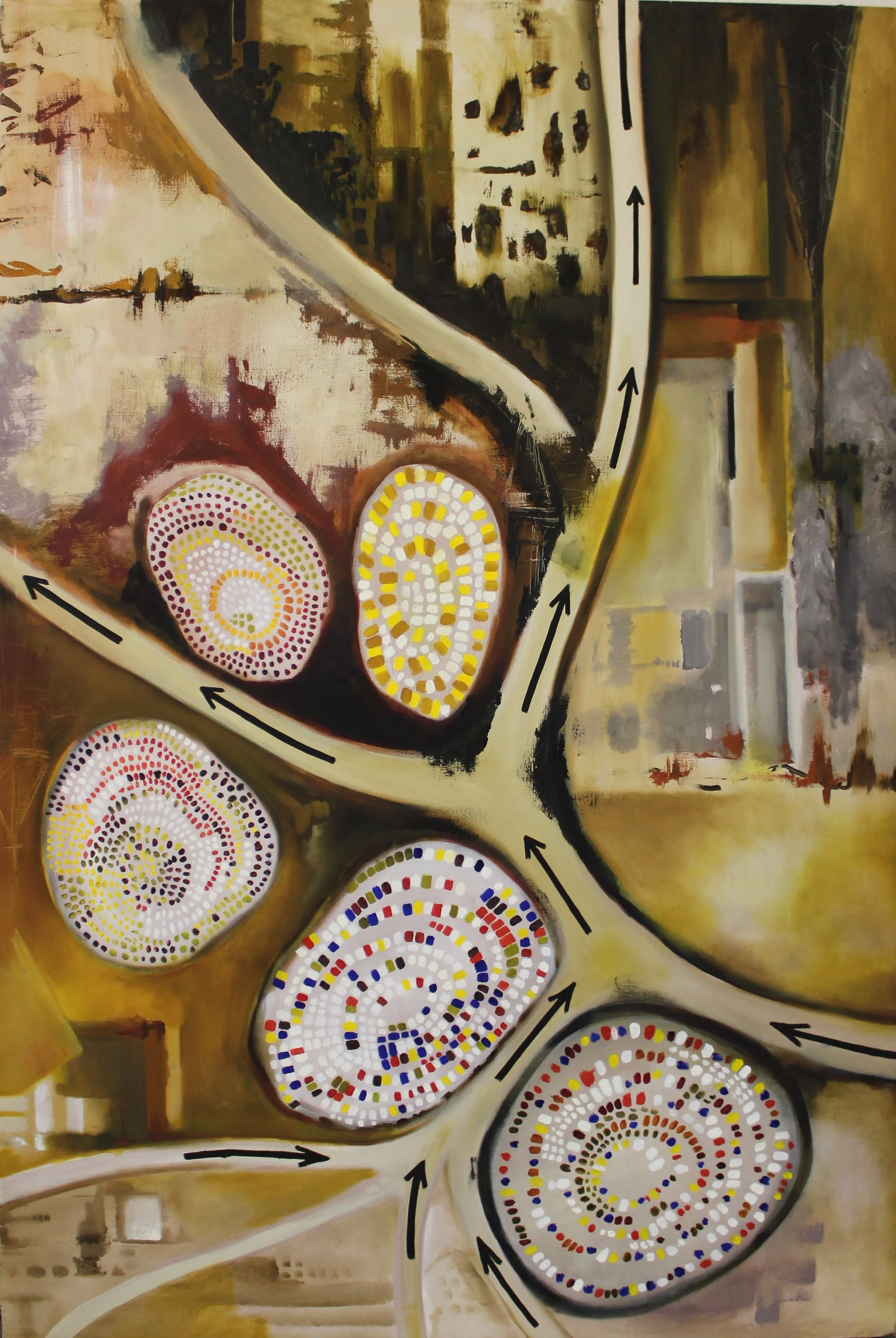   Indicative,  Oil on linen, 2016 