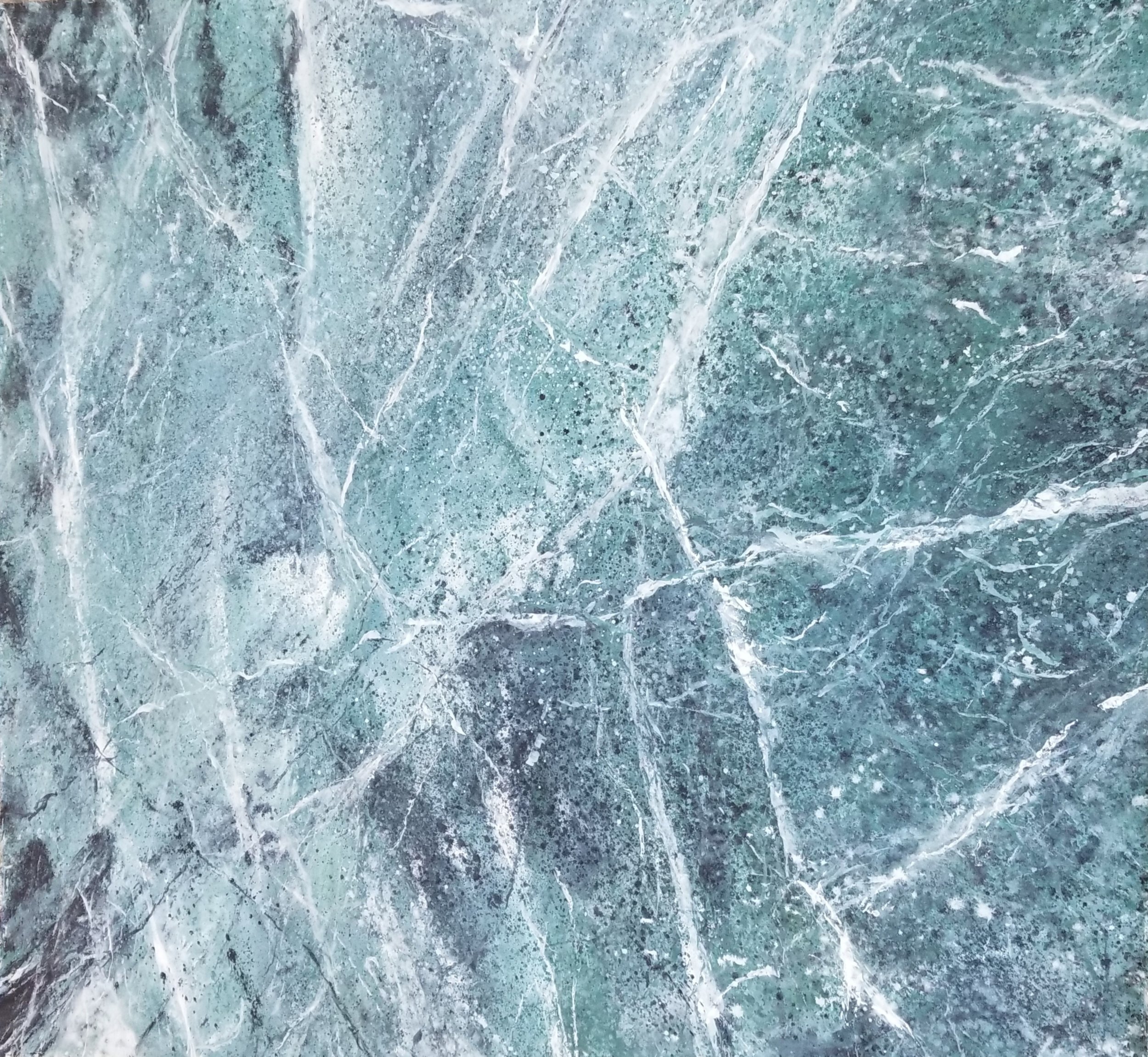 Marble Sample, 5’x5,’ Rosco supersat on muslin