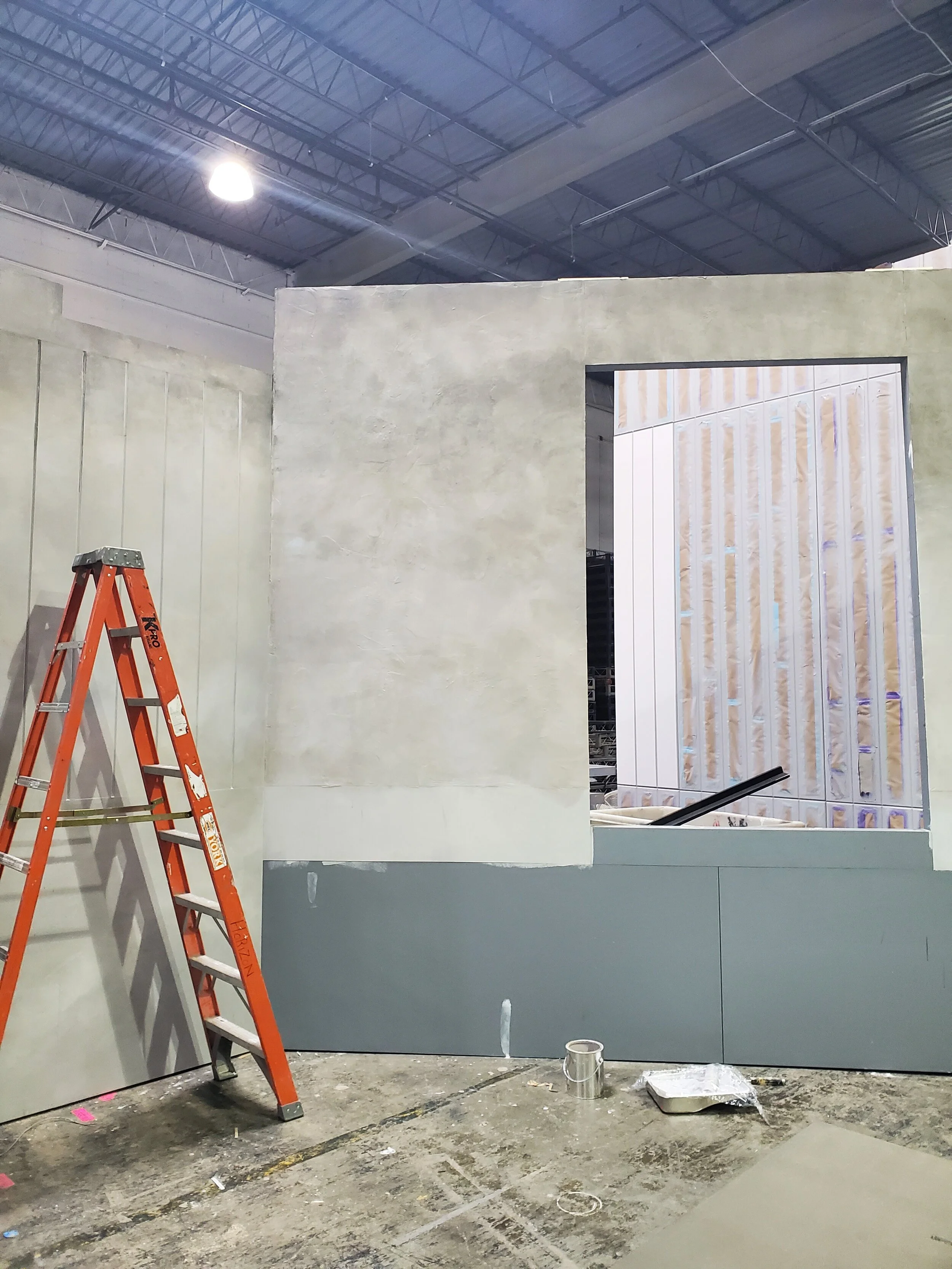 Kitchen plaster process