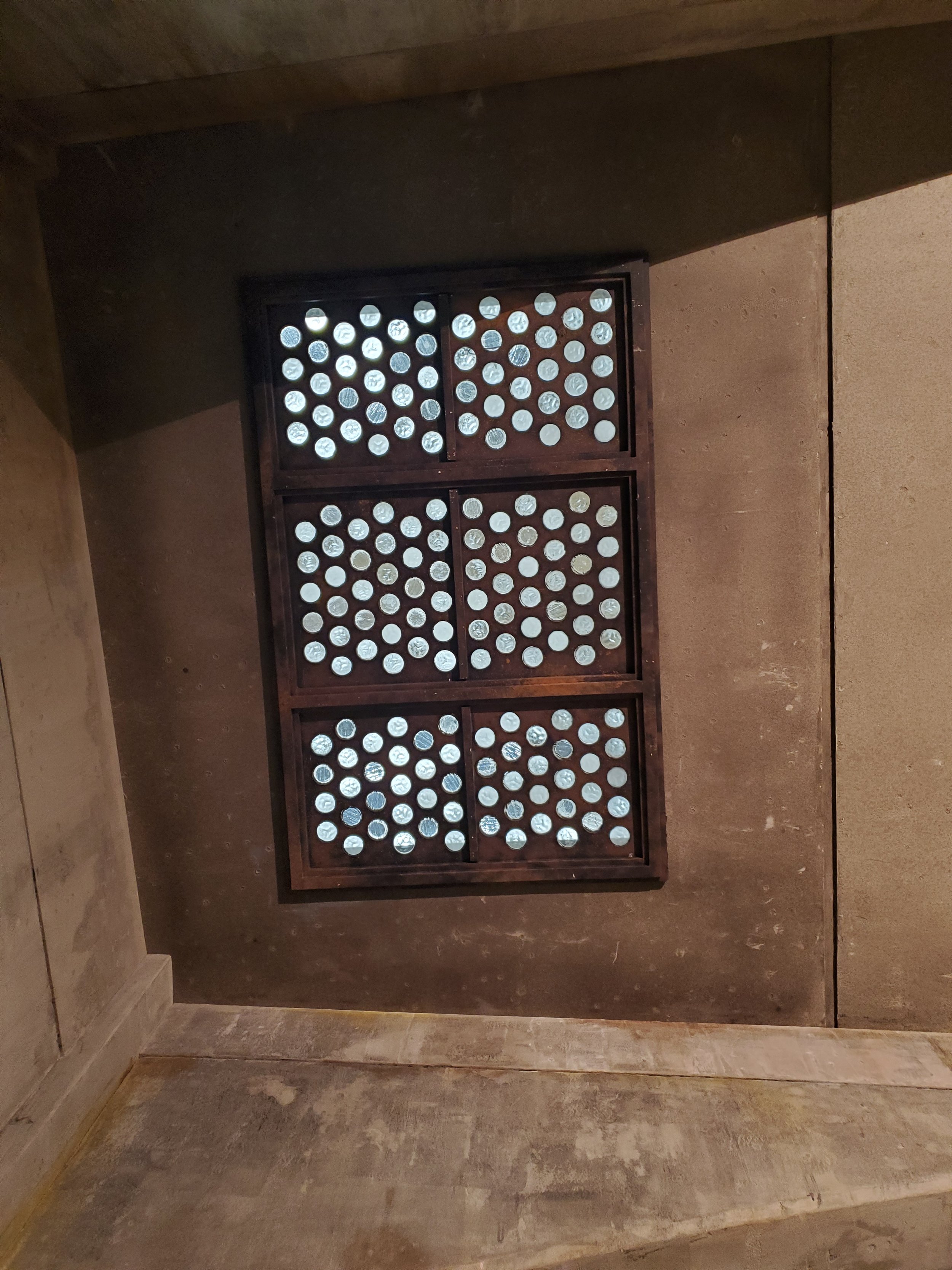 Equalizer s.2, subway vents, caulked molds and painted faux rust finish