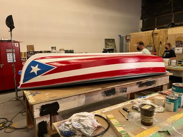 Harlem S.2, Painted row boat