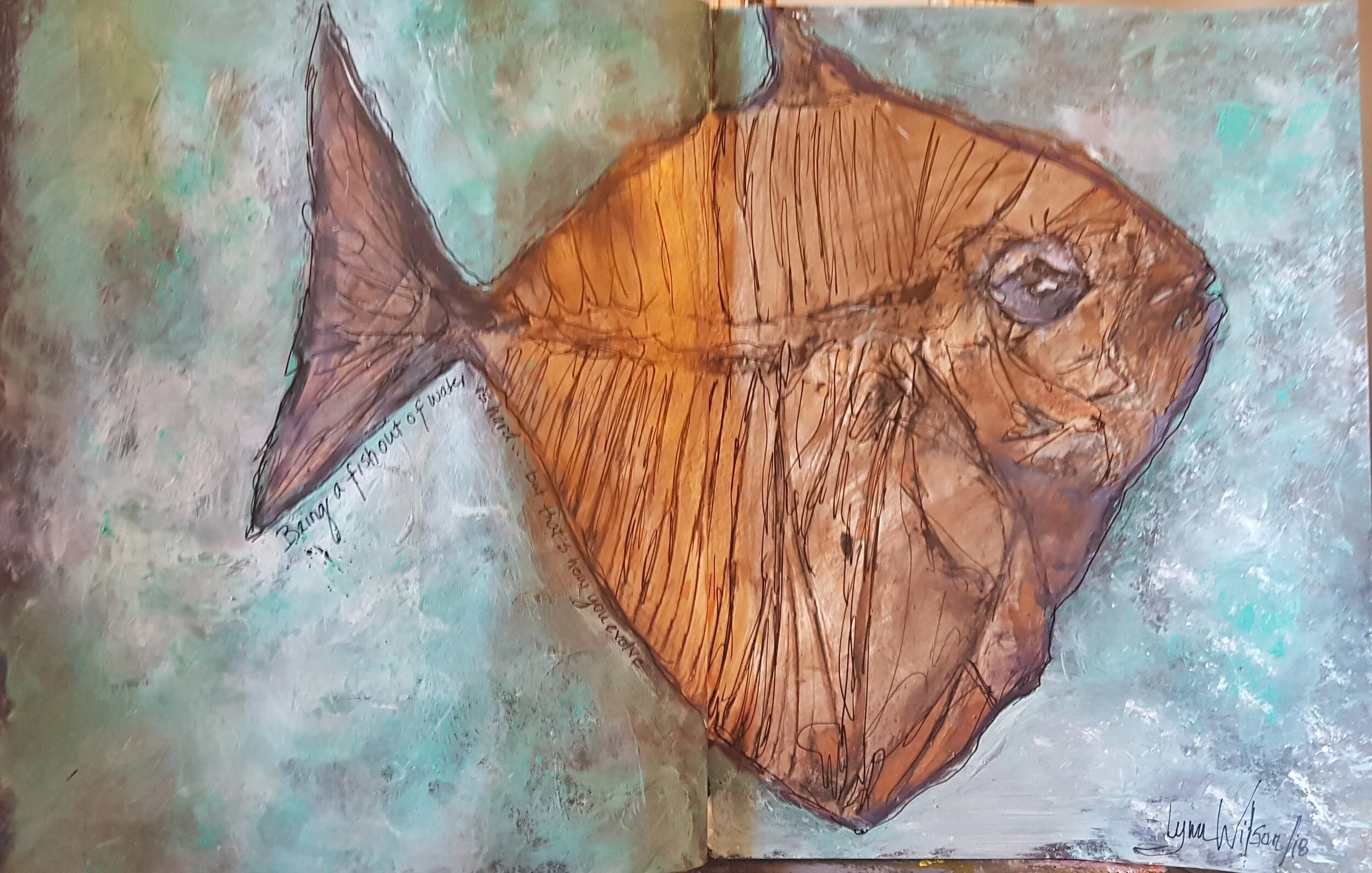 Journal Two Being a fish out of water March 11 2018 full spread .jpg