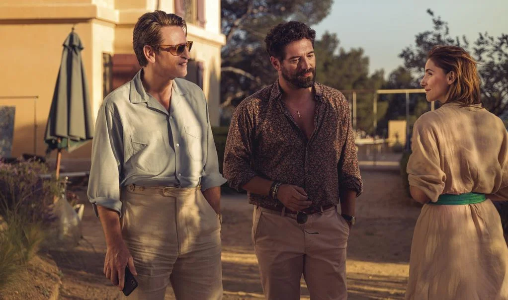 Benoît Magimel, Nuno (C), and Clotilde Courau.