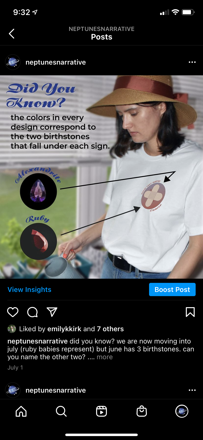 Instagram Post with Product Highlights