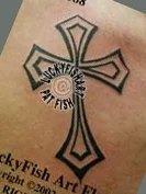 cross tattoo