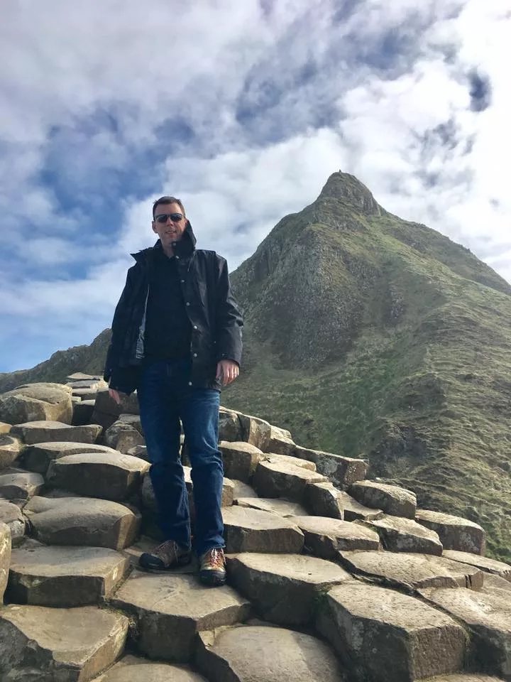 This picture was taken of me at The Giant's Causeway in Northern Ireland