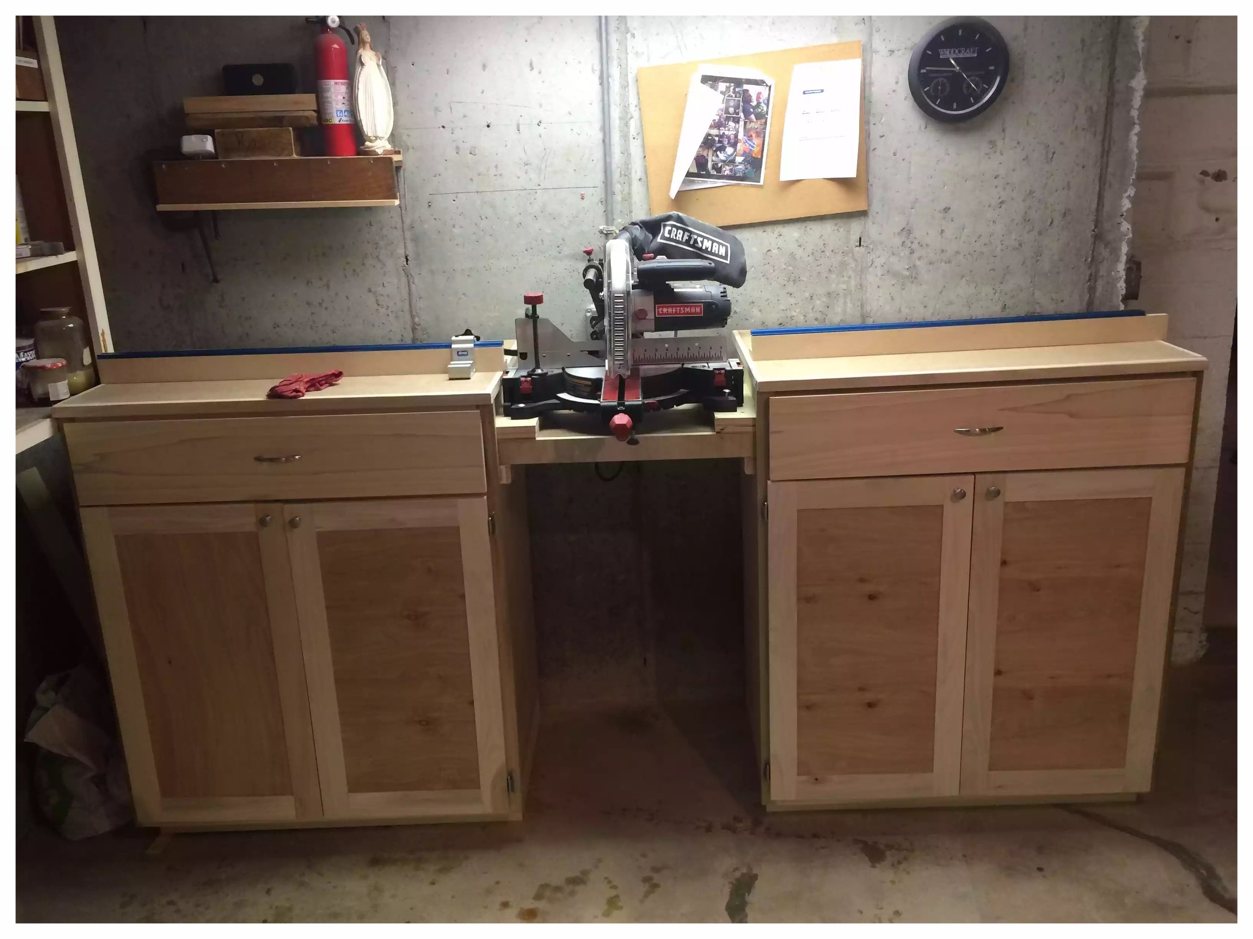 Completed Miter Saw Station