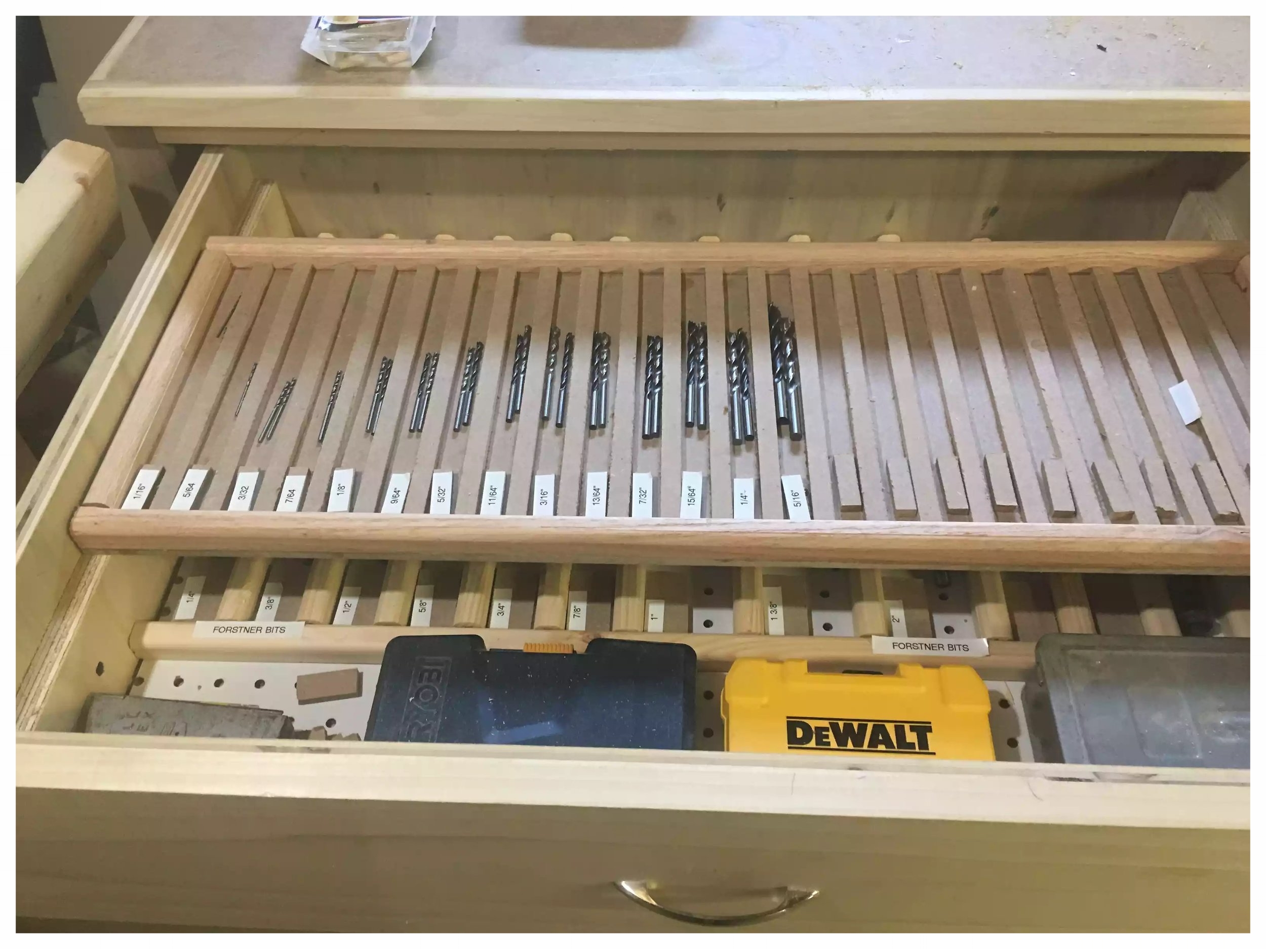 Drill bit organiser