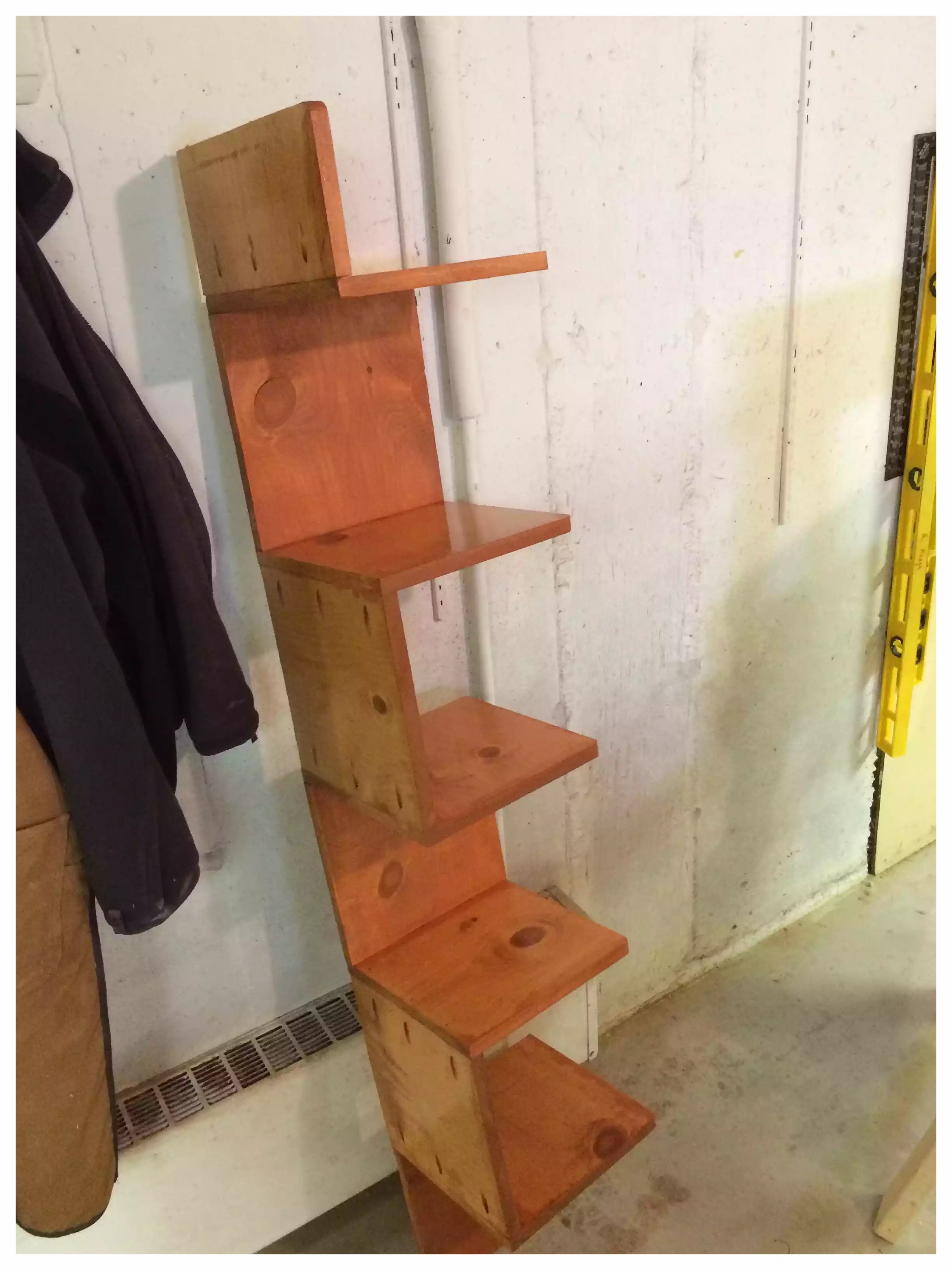 Just stained it