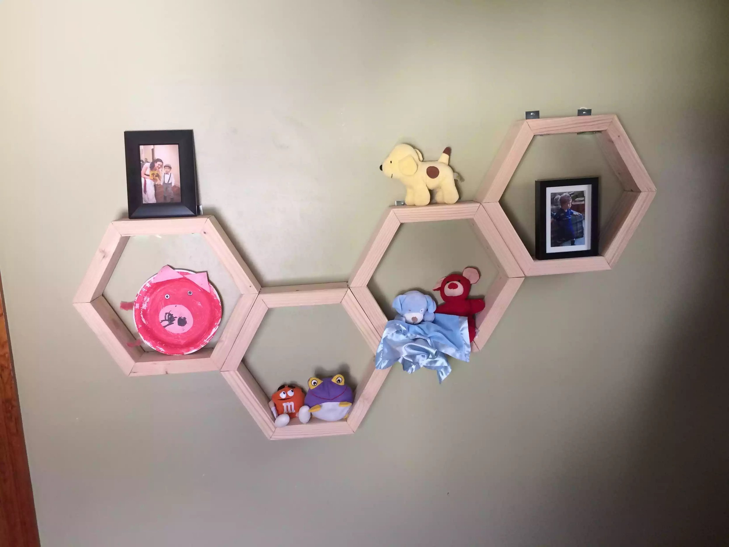 This is the first unit I made, no stain