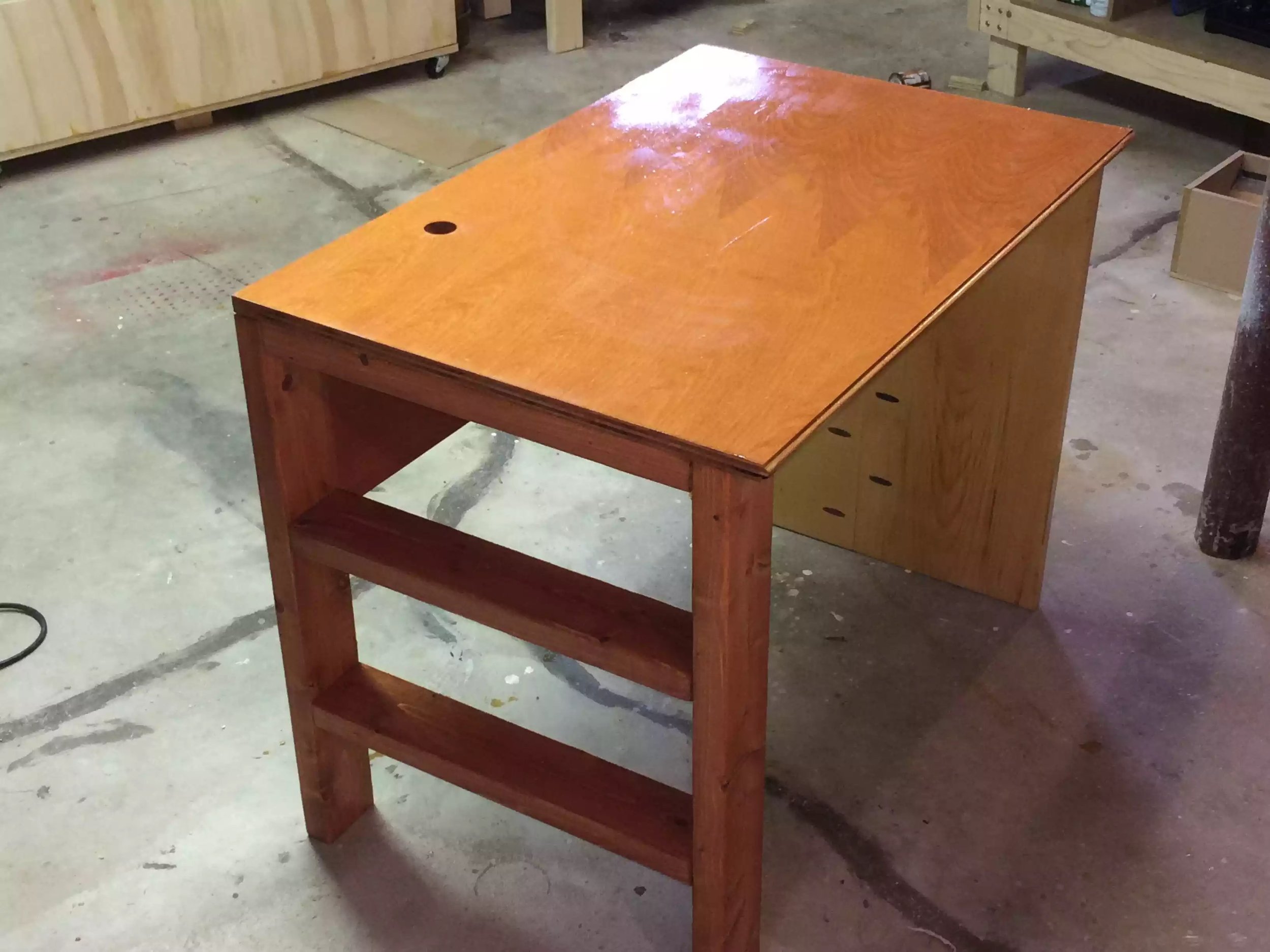 3 Coats of Polyurethane