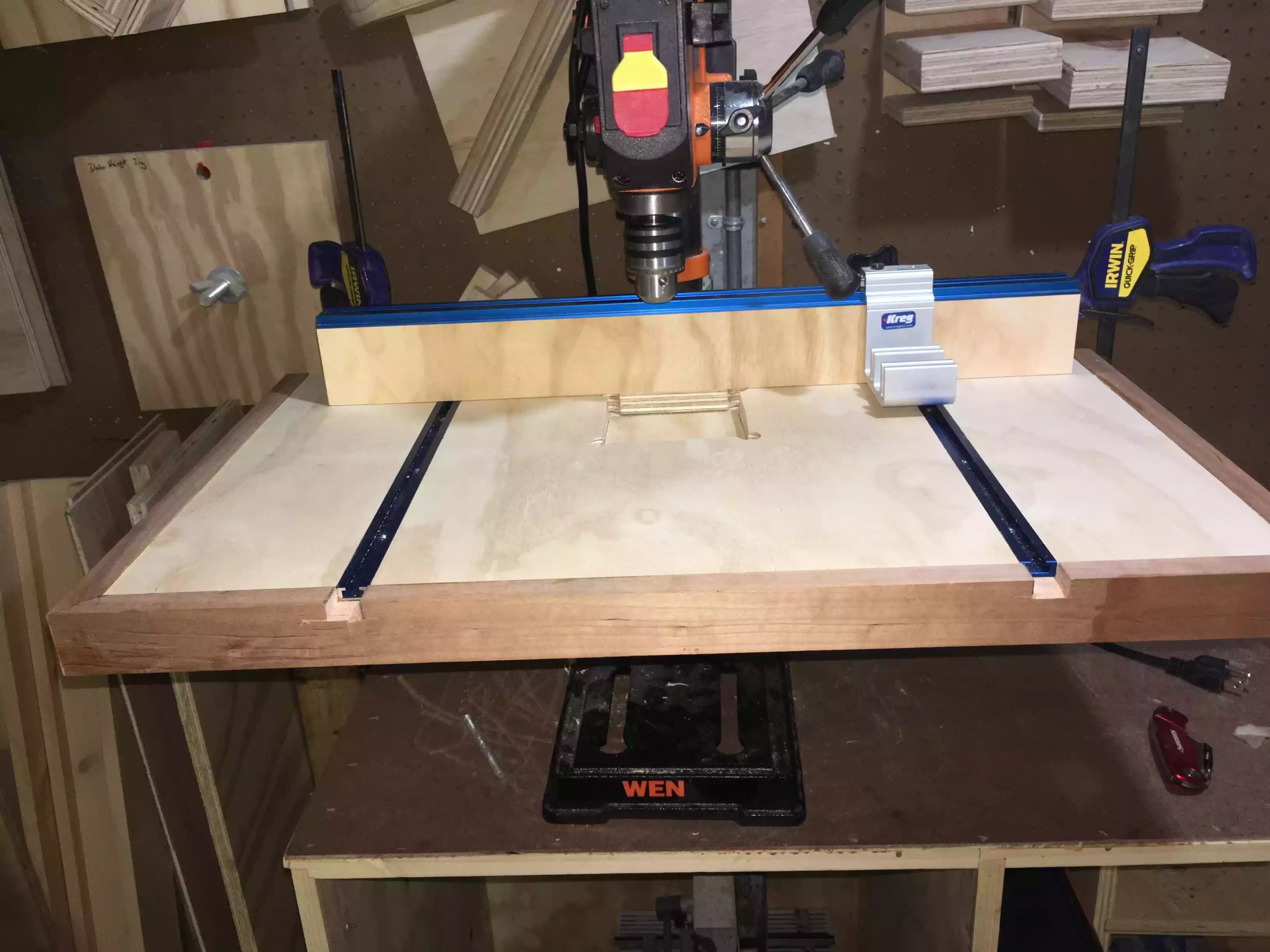 Drill Press Table Finished