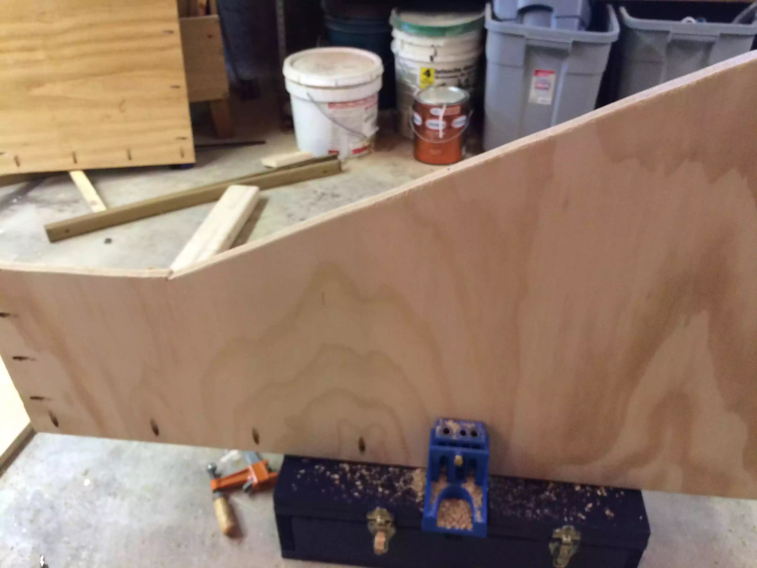 I used pocket hole joinery on this project